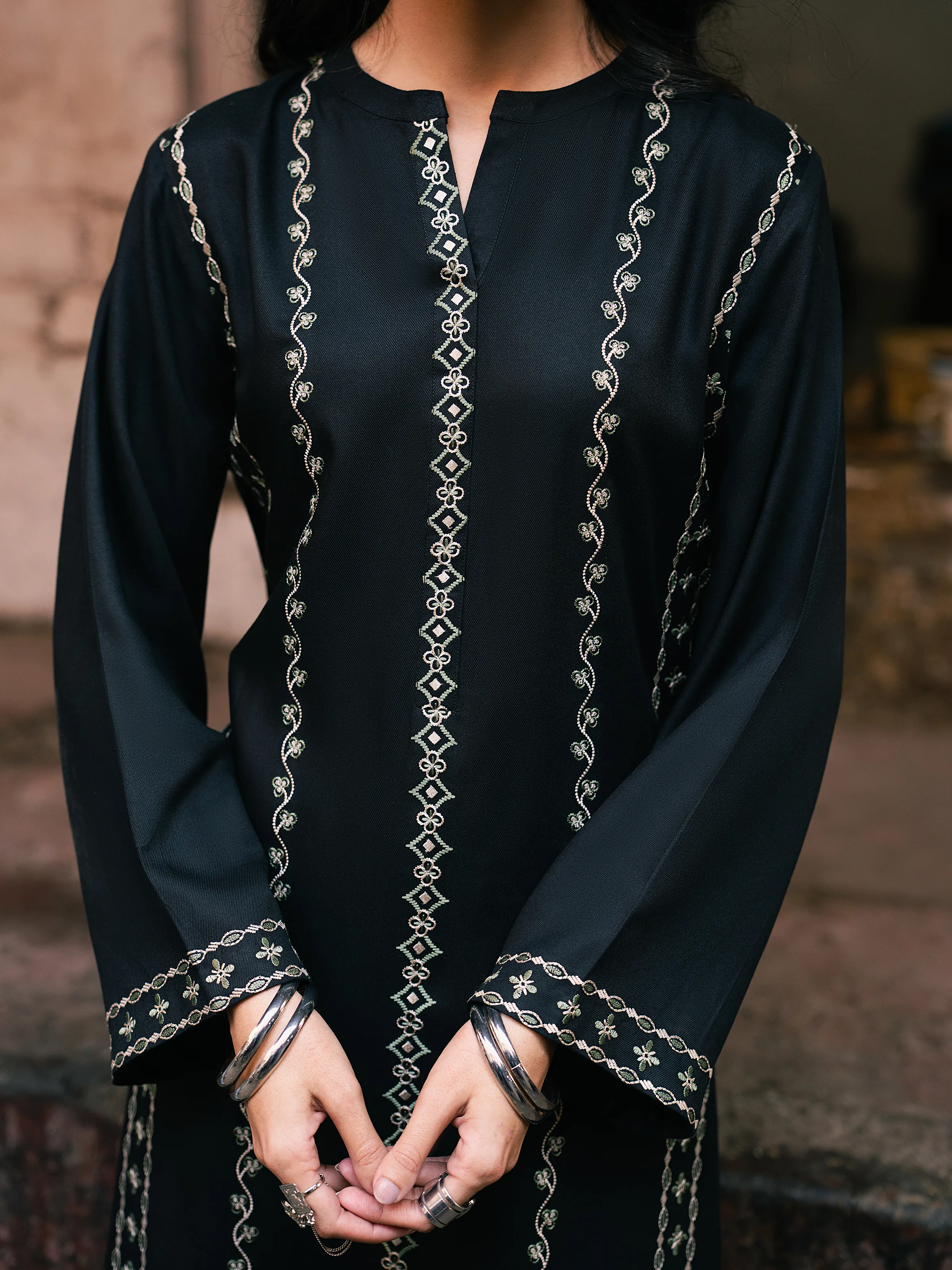 Pret Embroidered Viscose Co-Ord Set - EWTKED5-84057ST - Image 3