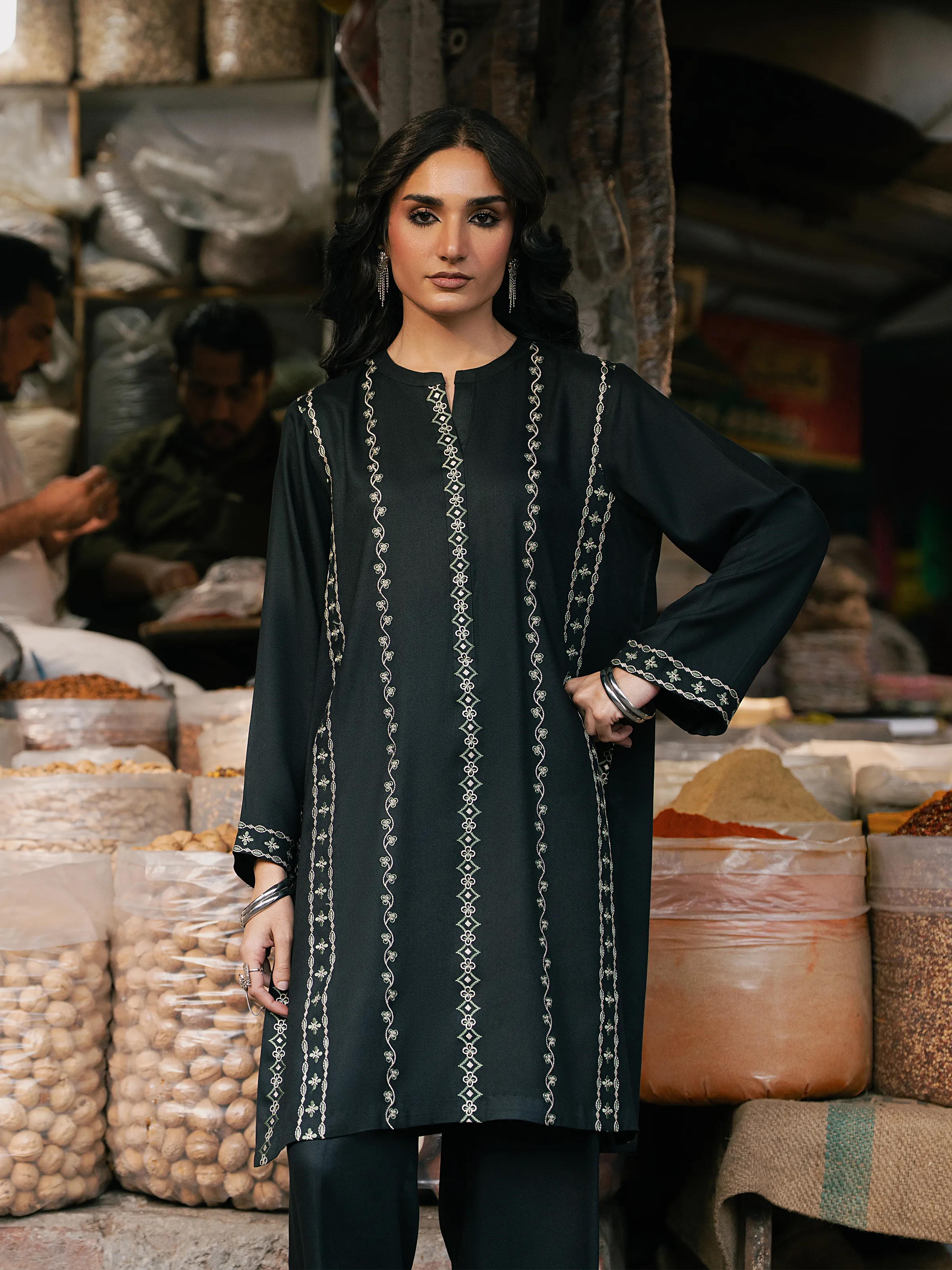 Pret Embroidered Viscose Co-Ord Set - EWTKED5-84057ST - Image 5