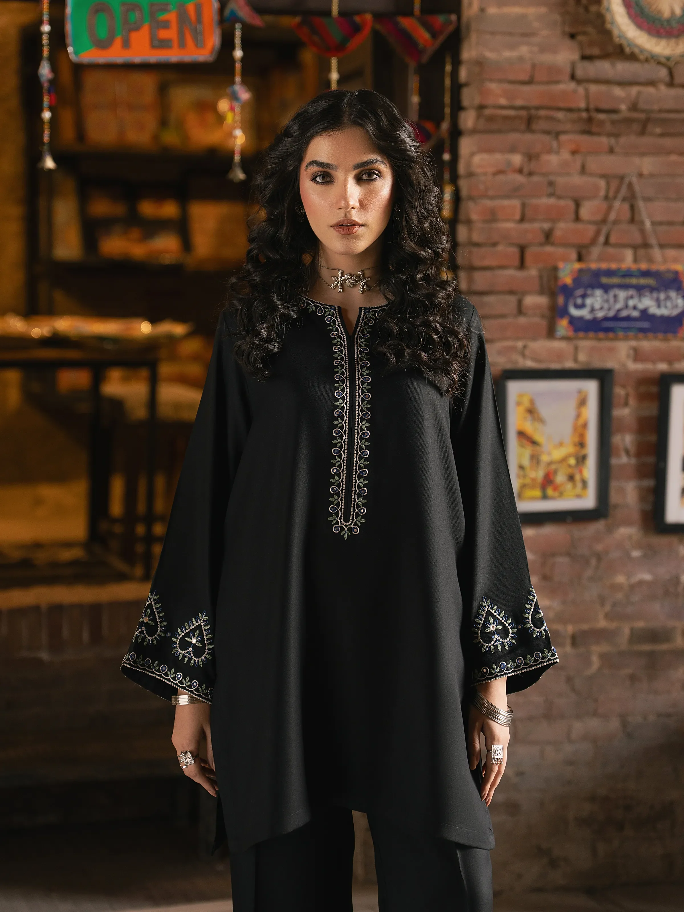 Pret Embroidered Viscose Co-Ord Set - EWTKED5-84058ST - Image 2