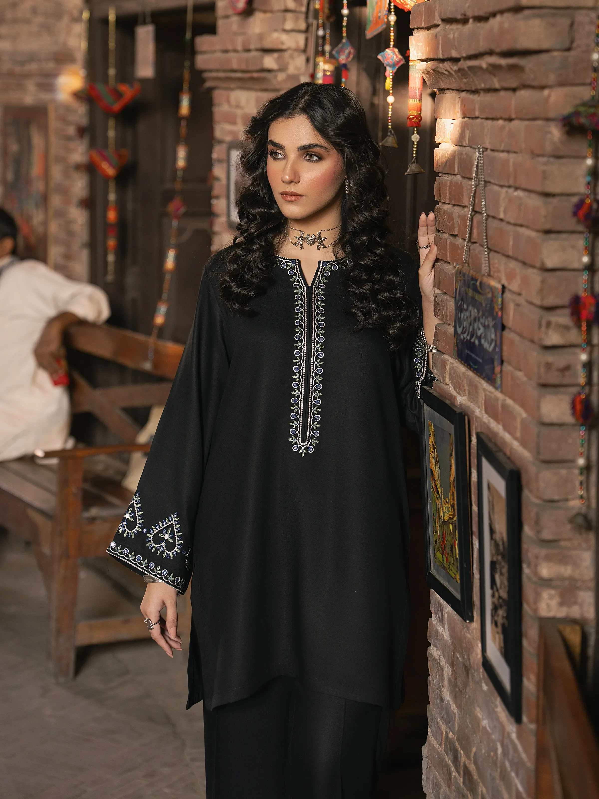 Pret Embroidered Viscose Co-Ord Set - EWTKED5-84058ST - Image 3