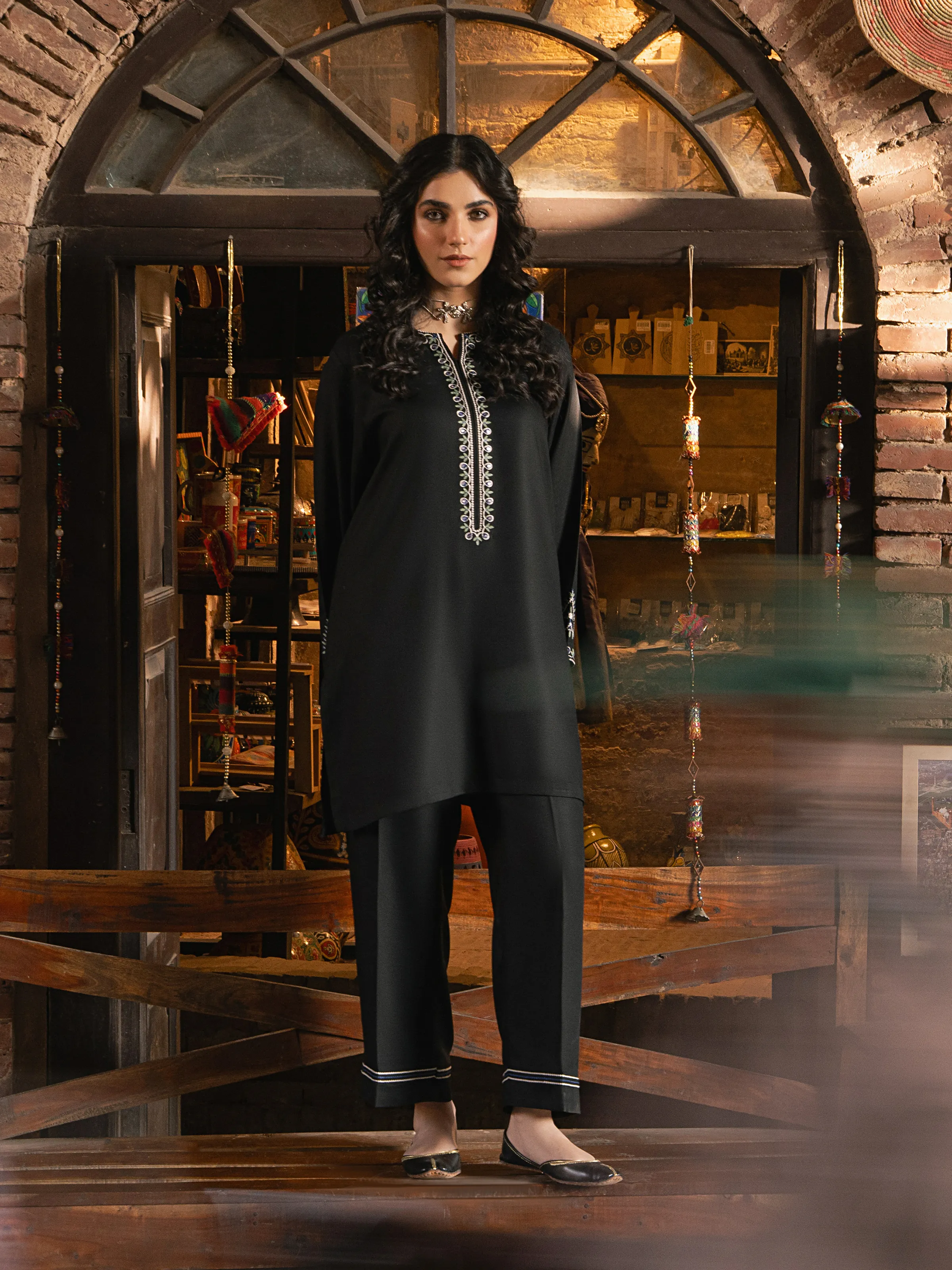Pret Embroidered Viscose Co-Ord Set - EWTKED5-84058ST - Image 4
