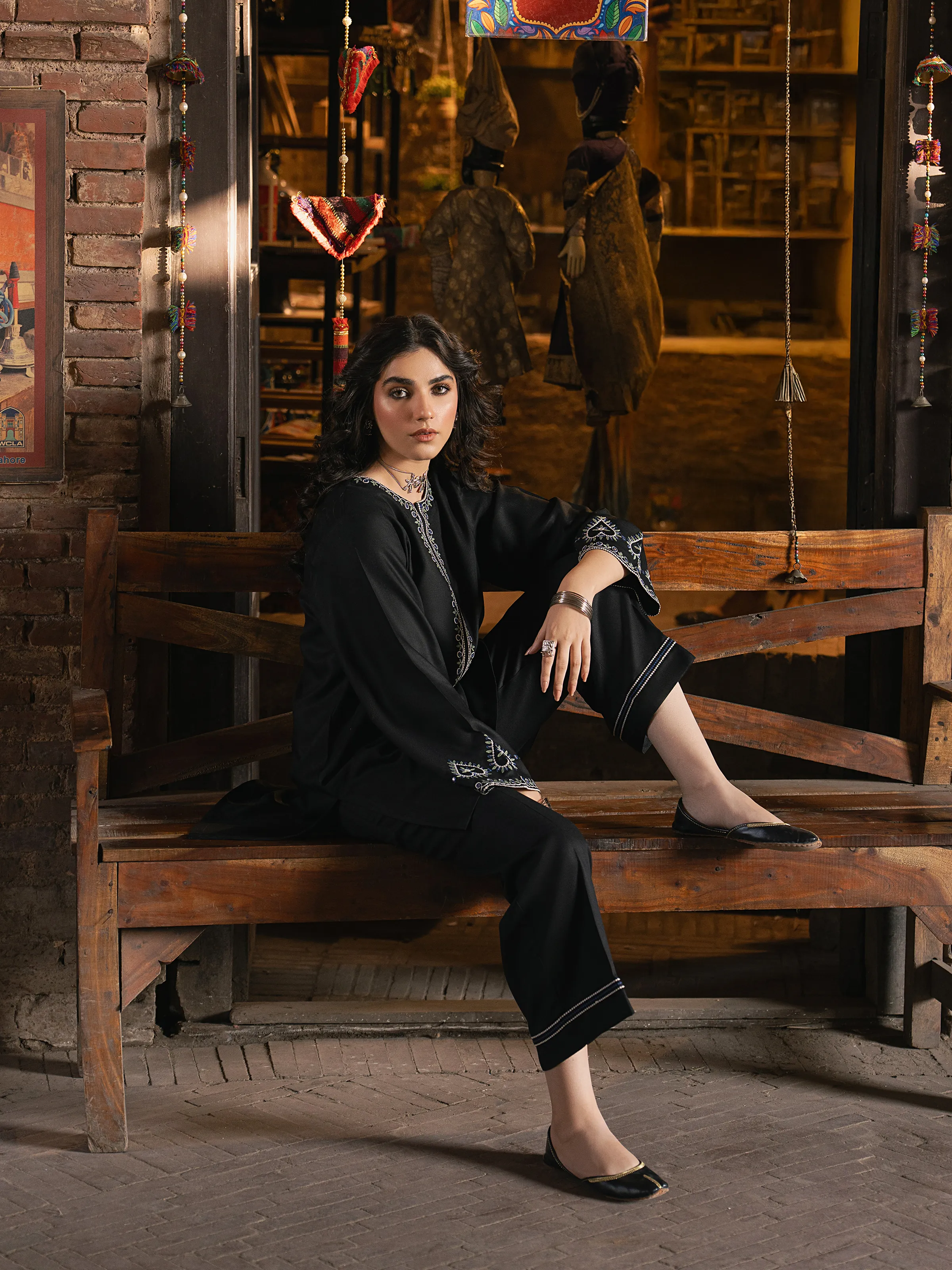 Pret Embroidered Viscose Co-Ord Set - EWTKED5-84058ST - Image 5