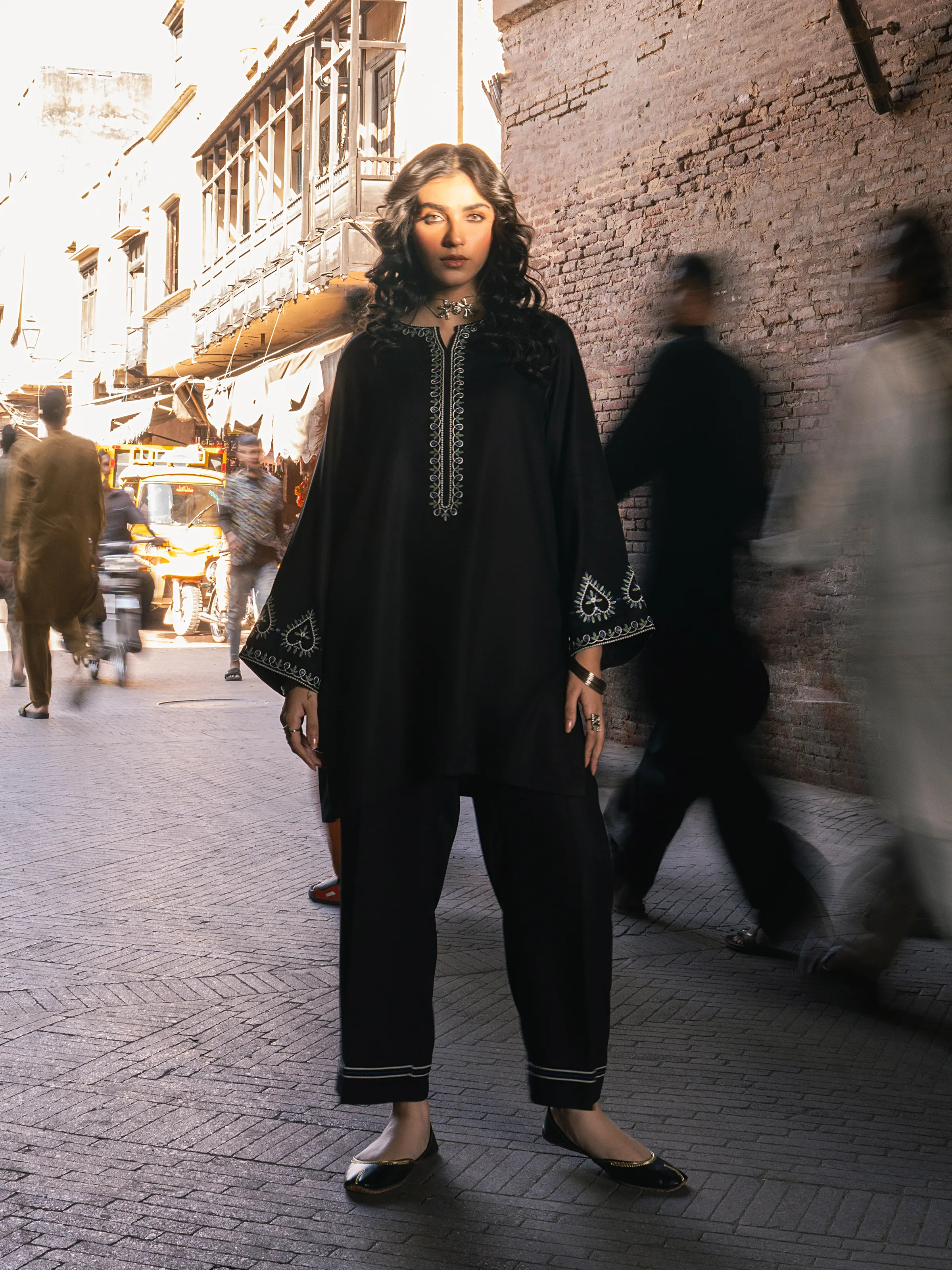 Pret Embroidered Viscose Co-Ord Set - EWTKED5-84058ST - Image 6