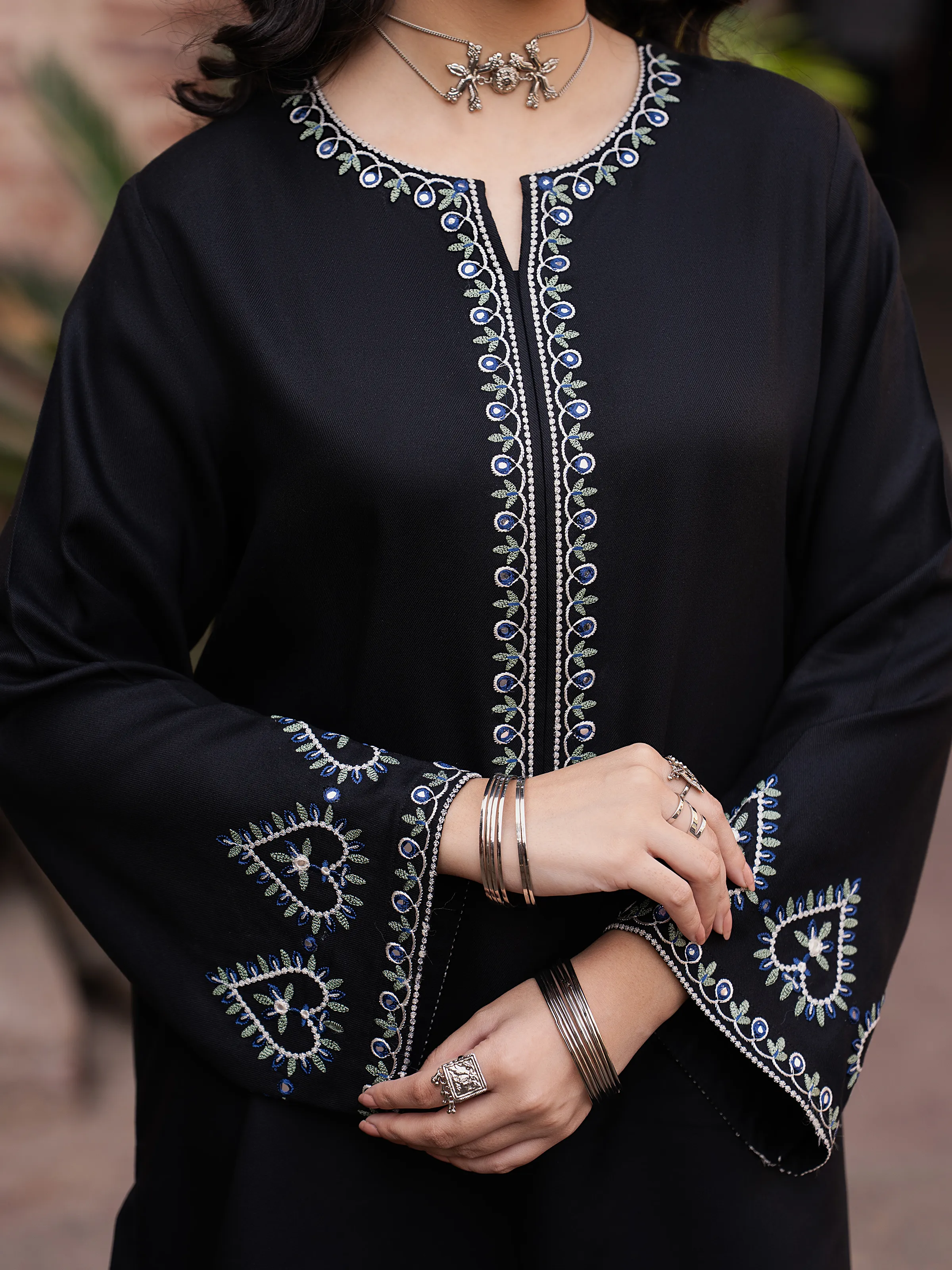 Pret Embroidered Viscose Co-Ord Set - EWTKED5-84058ST - Image 8