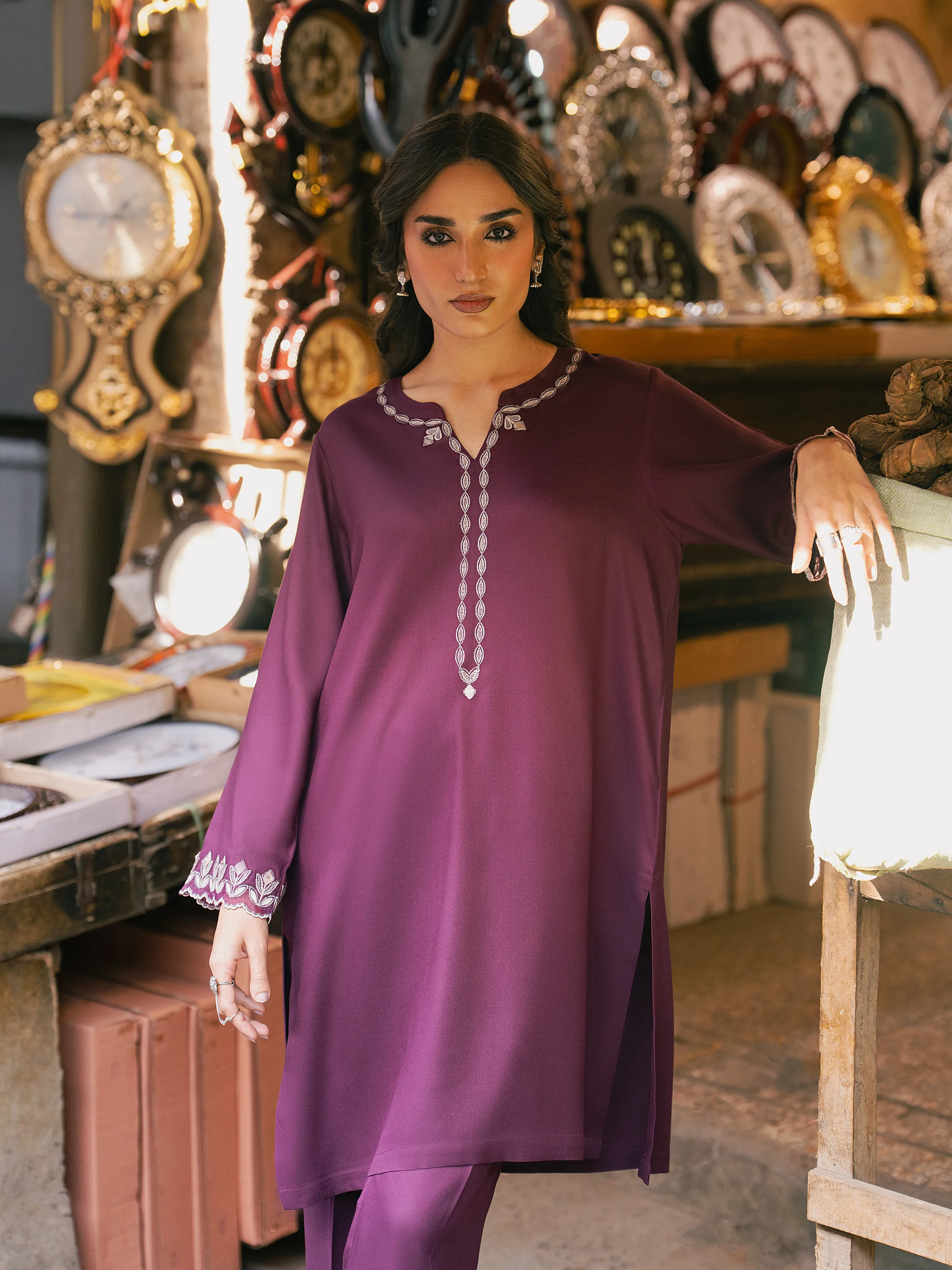 Pret Embroidered Viscose Co-Ord Set - EWTKED5-84059ST - Image 2