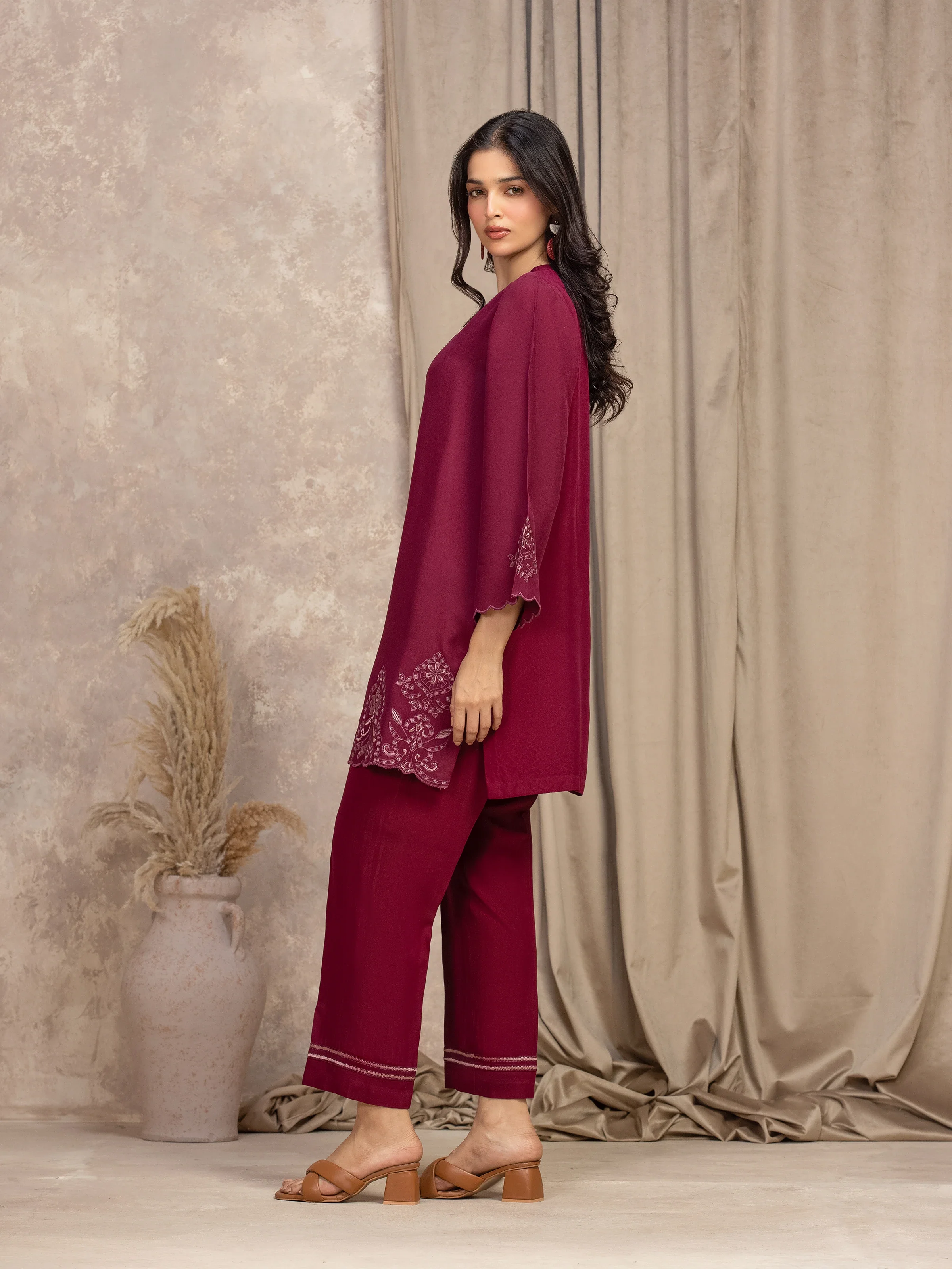 Pret Embroidered Viscose Co-Ord Set - EWTKED5-84060ST - Image 4