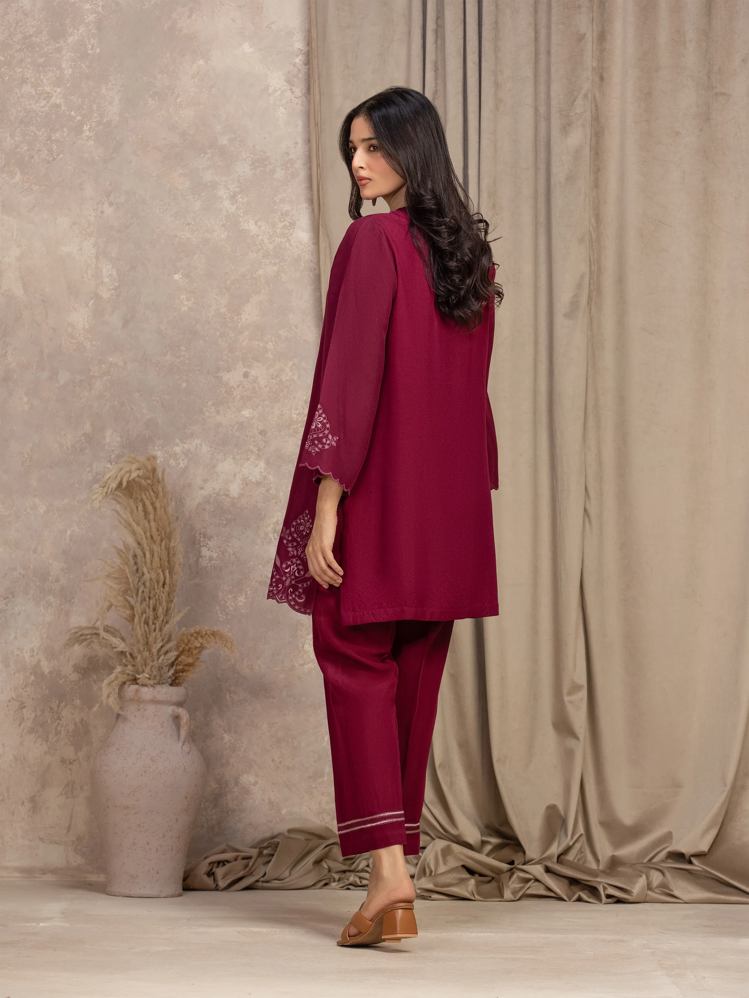 Pret Embroidered Viscose Co-Ord Set - EWTKED5-84060ST - Image 5