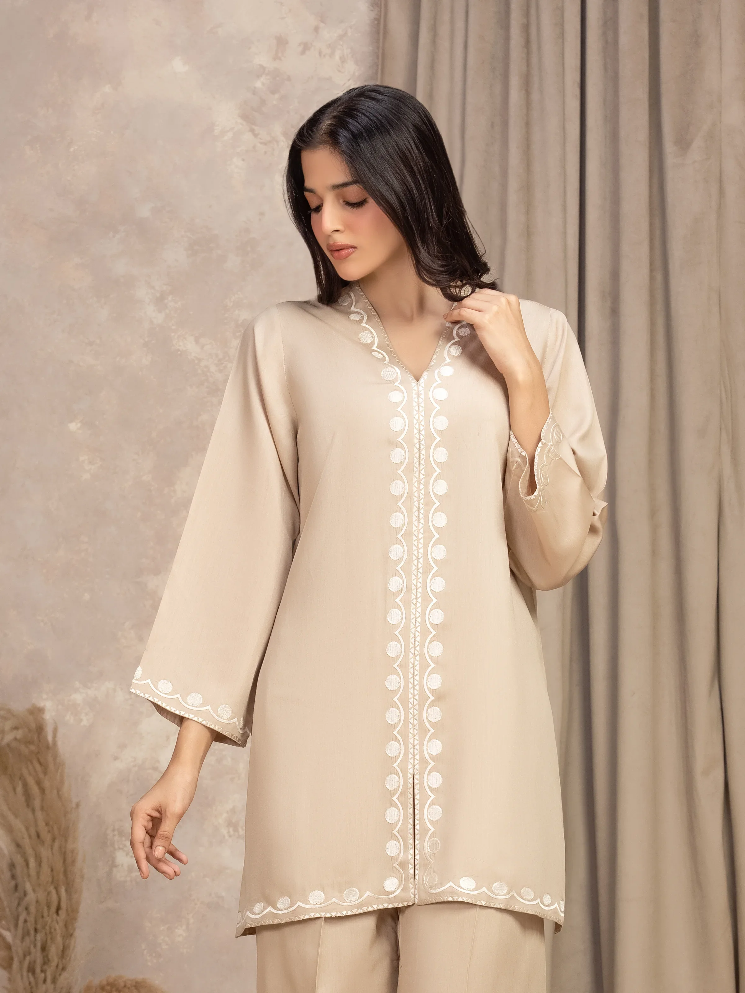 Pret Embroidered Viscose Co-Ord Set - EWTKED5-84068ST - Image 2