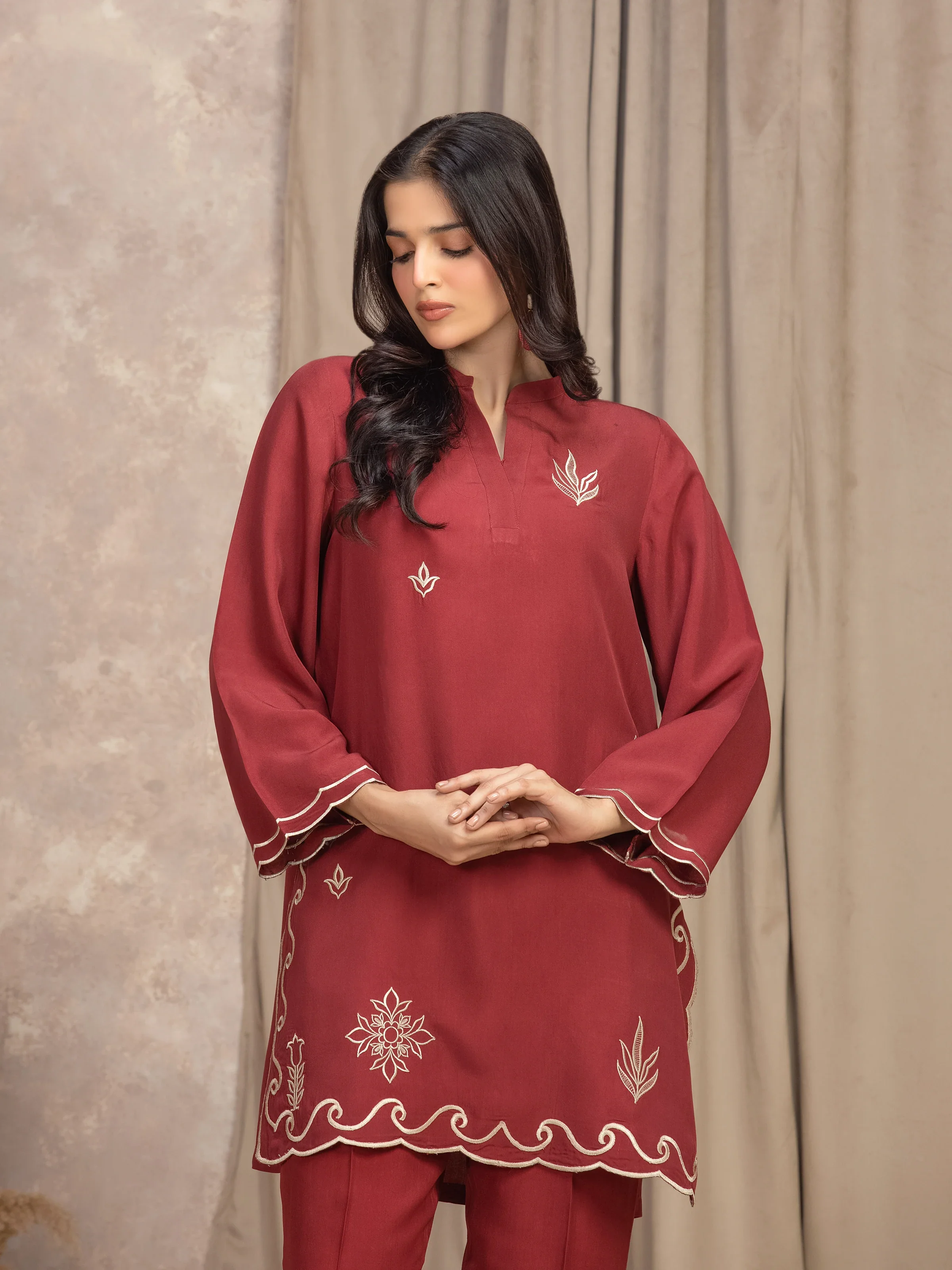 Pret Embroidered Viscose Co-Ord Set - EWTKED5-84069ST - Image 2