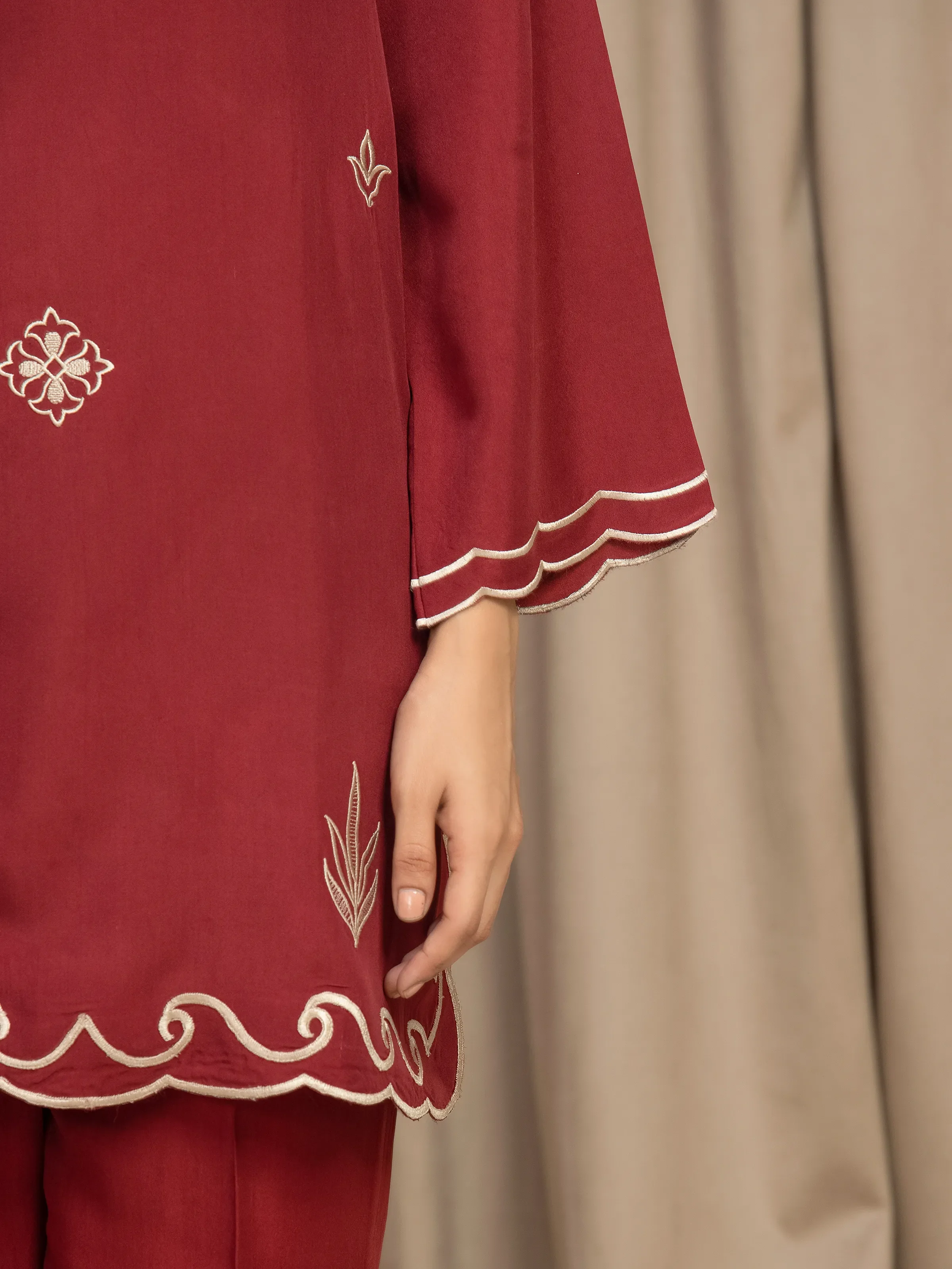 Pret Embroidered Viscose Co-Ord Set - EWTKED5-84069ST - Image 4