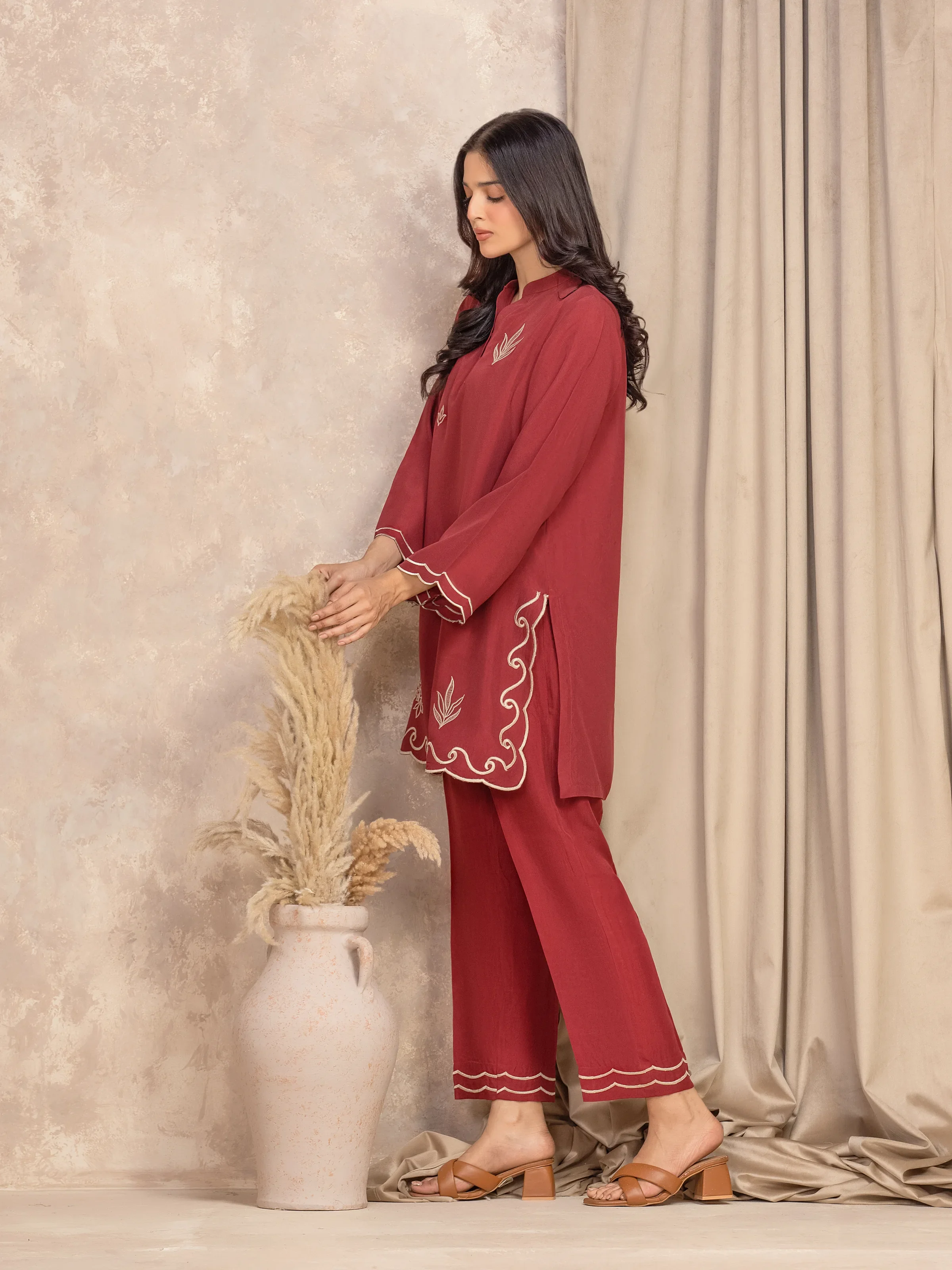 Pret Embroidered Viscose Co-Ord Set - EWTKED5-84069ST - Image 5