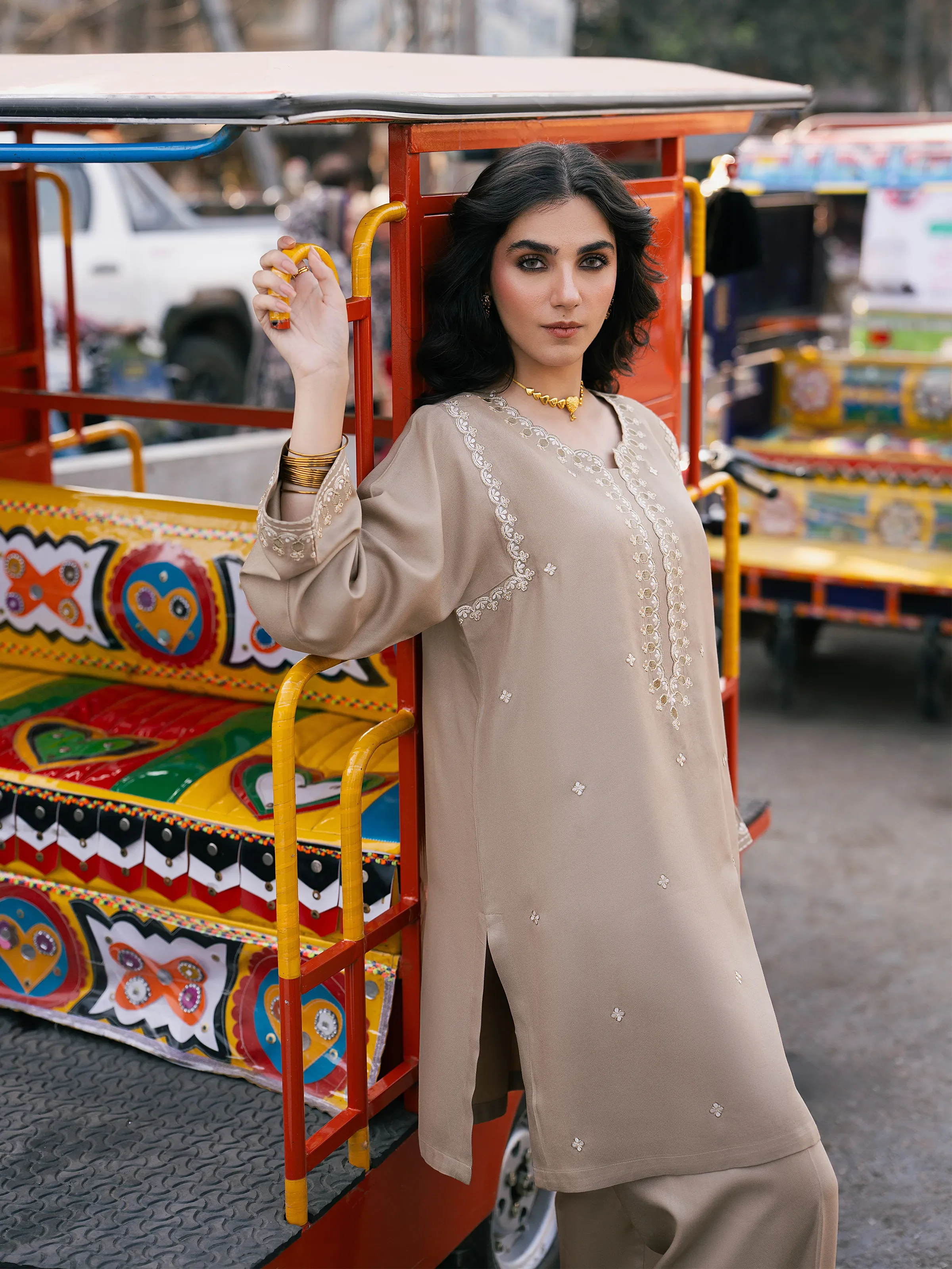 Pret Embroidered Viscose Co-Ord Set - EWTKED5-84102ST - Image 6