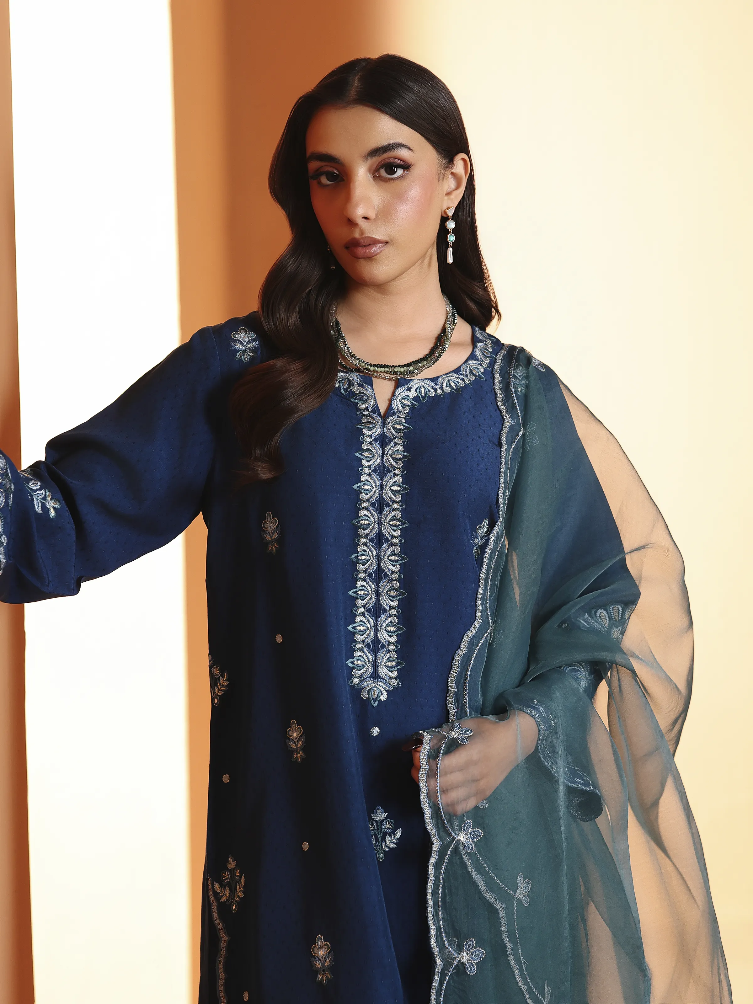 Pret Embroidered Viscose Suit - EWTKED6-84084-3P - Image 2