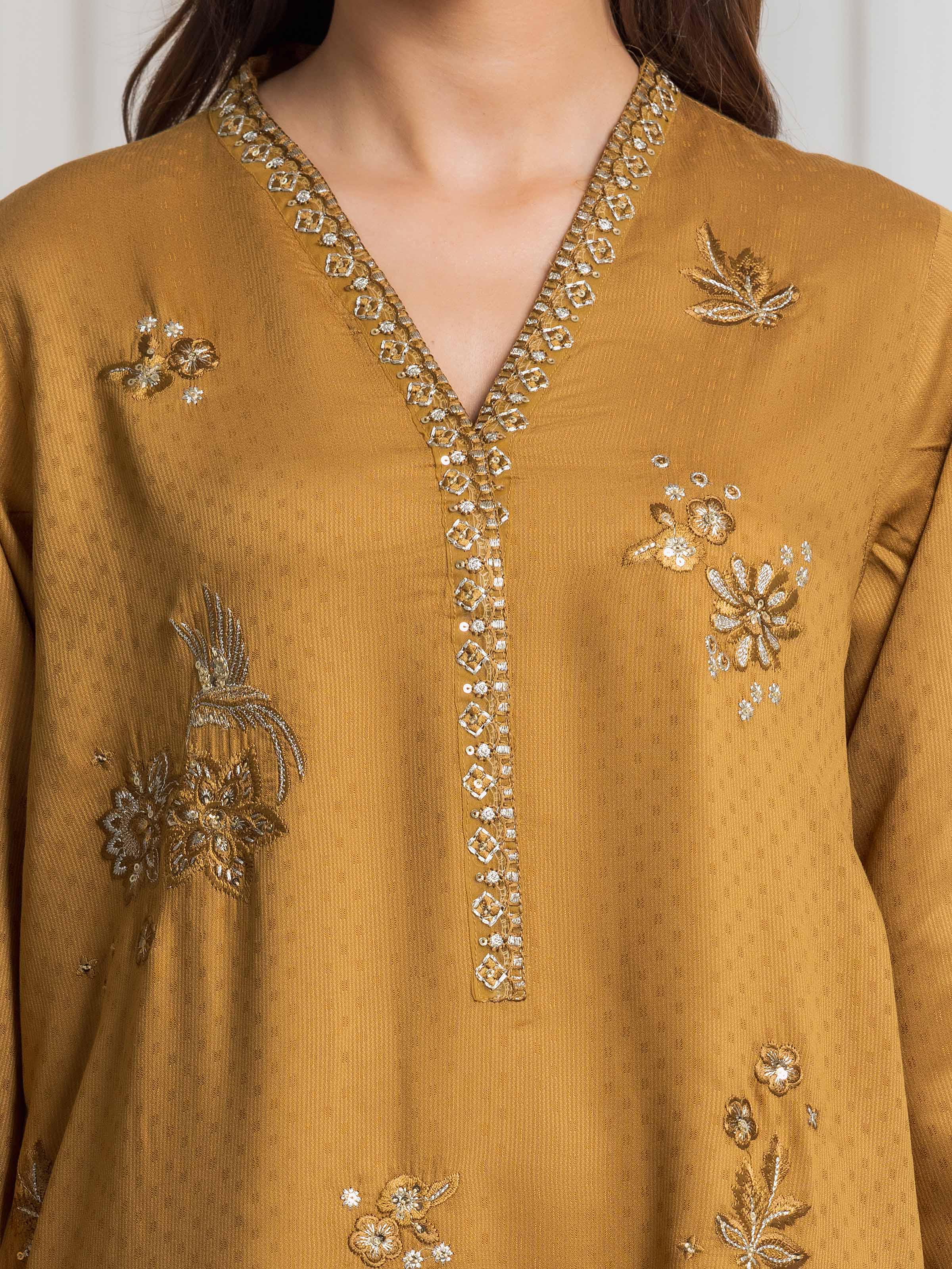 Pret Embroidered Viscose Suit - EWTKED6-84122-3P - Image 4