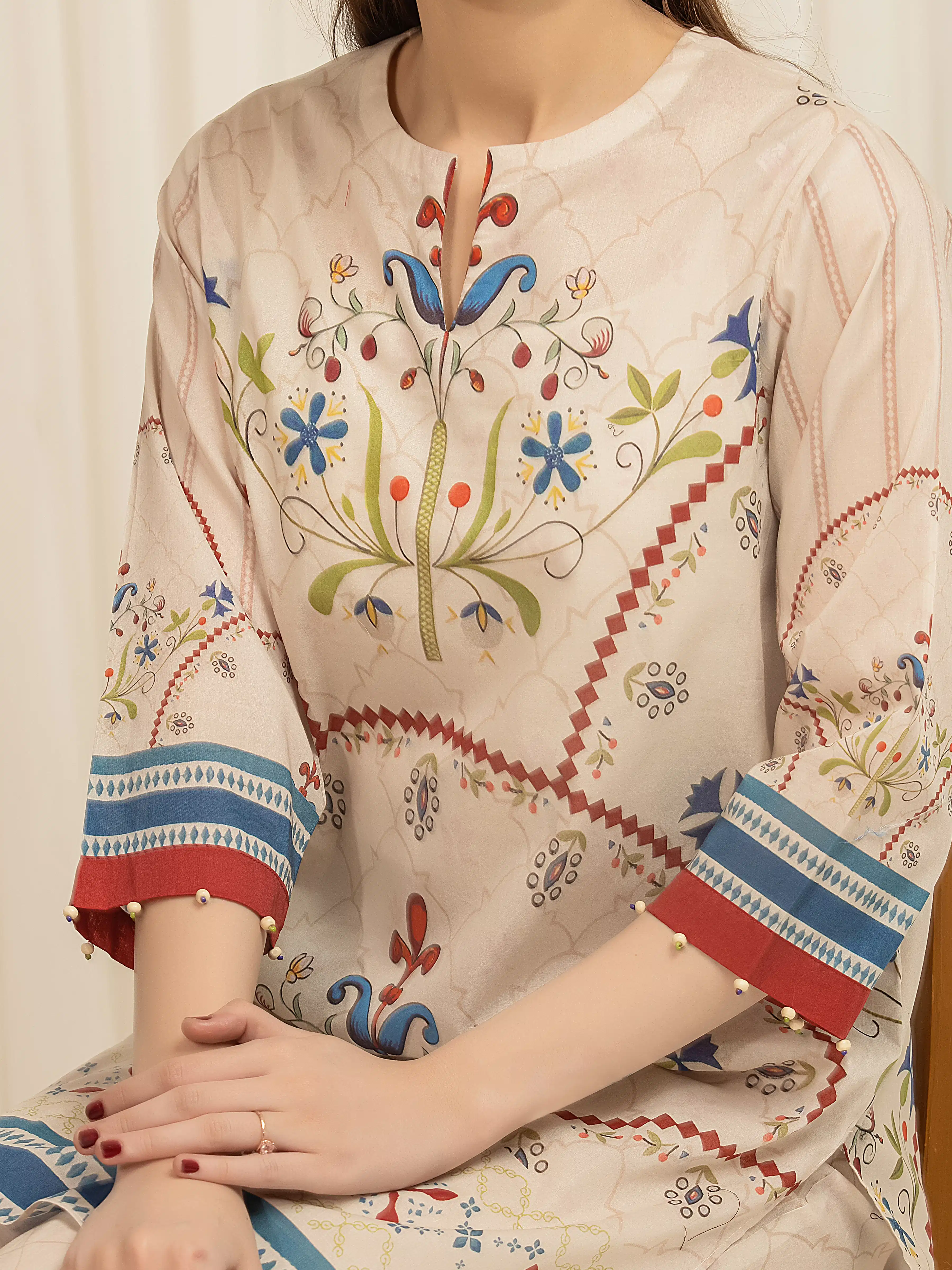 Pret Printed Lawn Co-Ord Set - EWTKP6-86018ST - Image 4