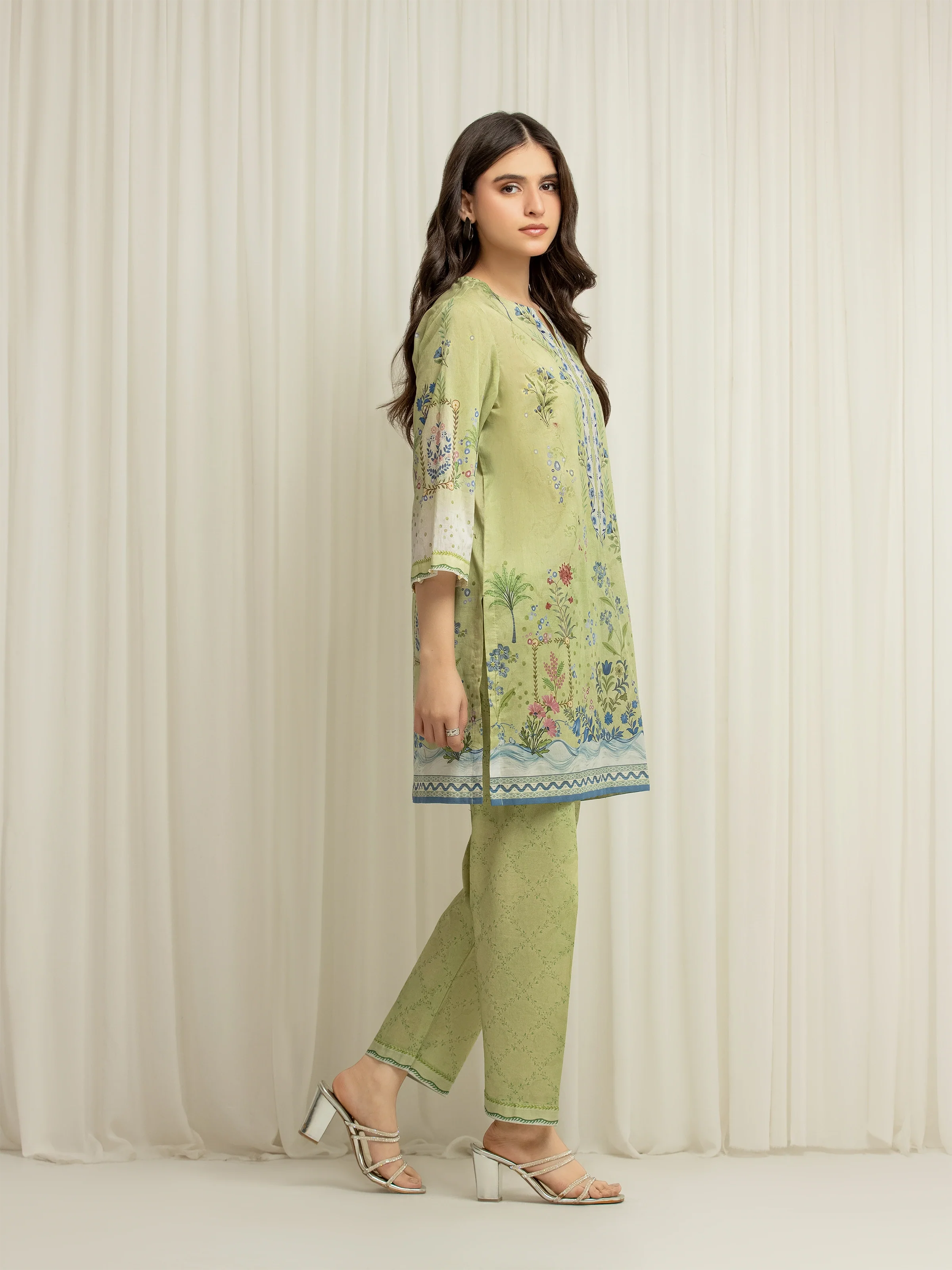 Pret Printed Lawn Co-Ord Set - EWTKP6-86029ST - Image 5