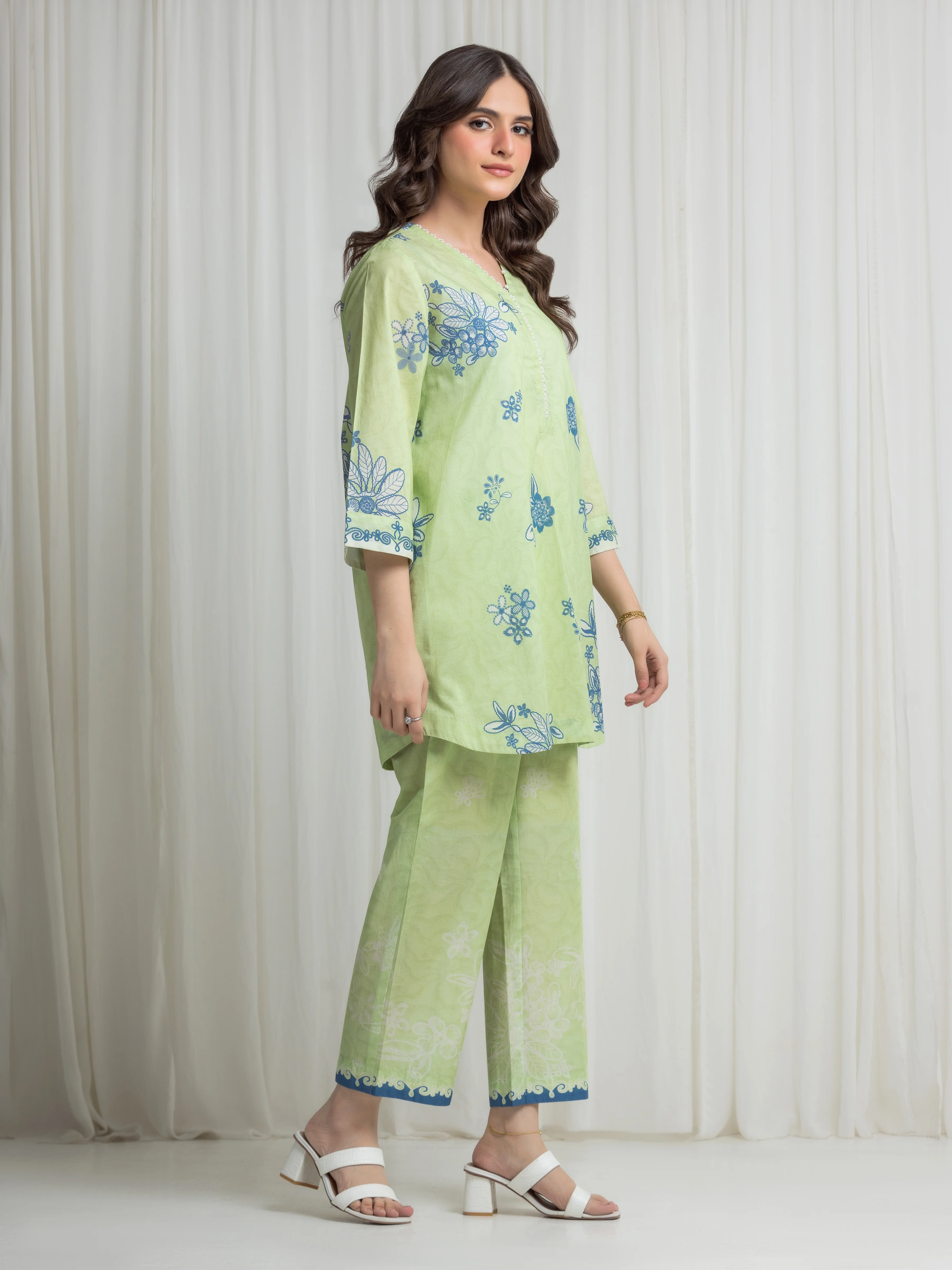 Pret Printed Lawn Shirt Trouser - EWTKP6-86033ST - Image 5