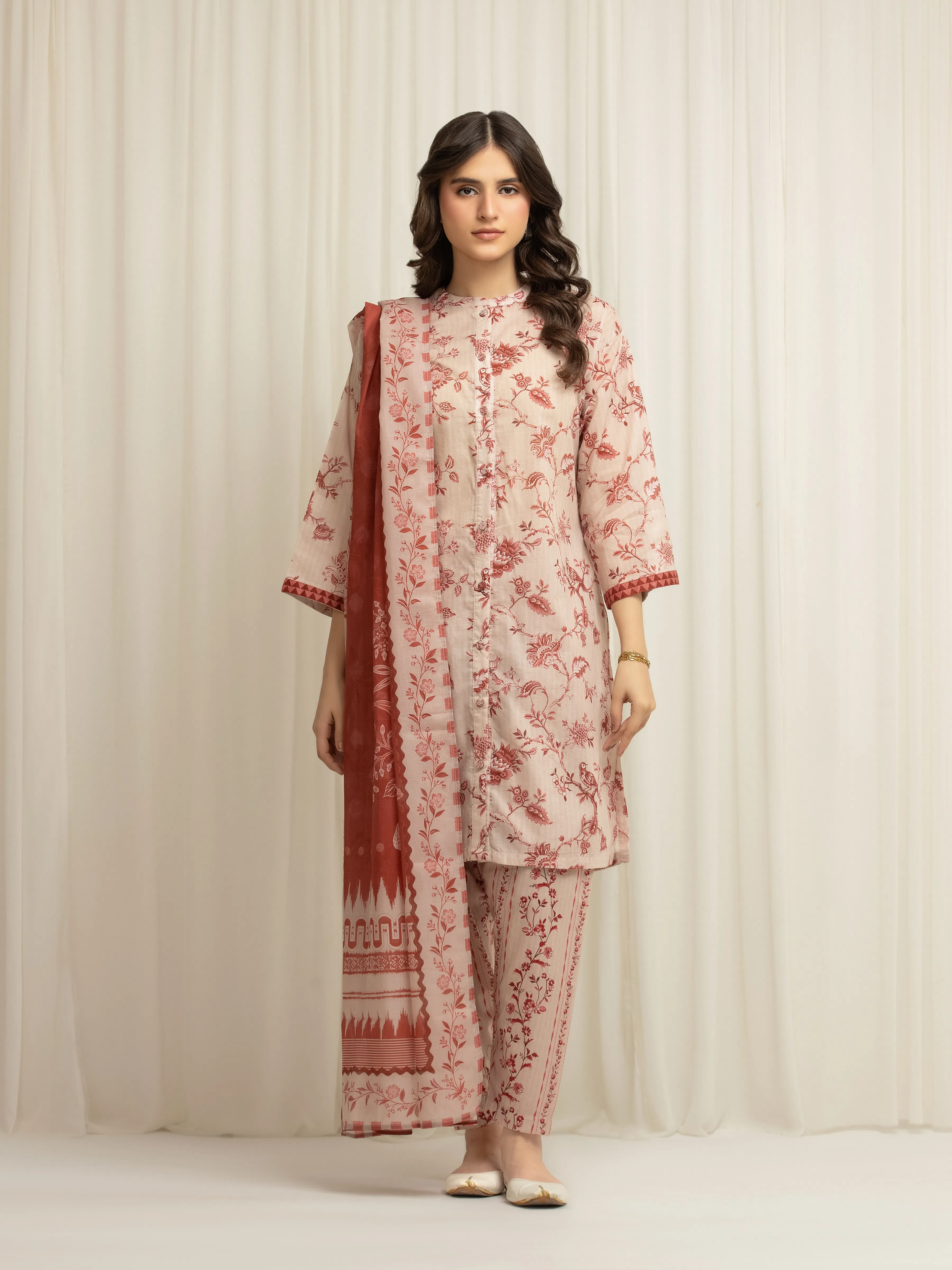 Pret Printed Lawn Suit - EWTKP6-86056-3P