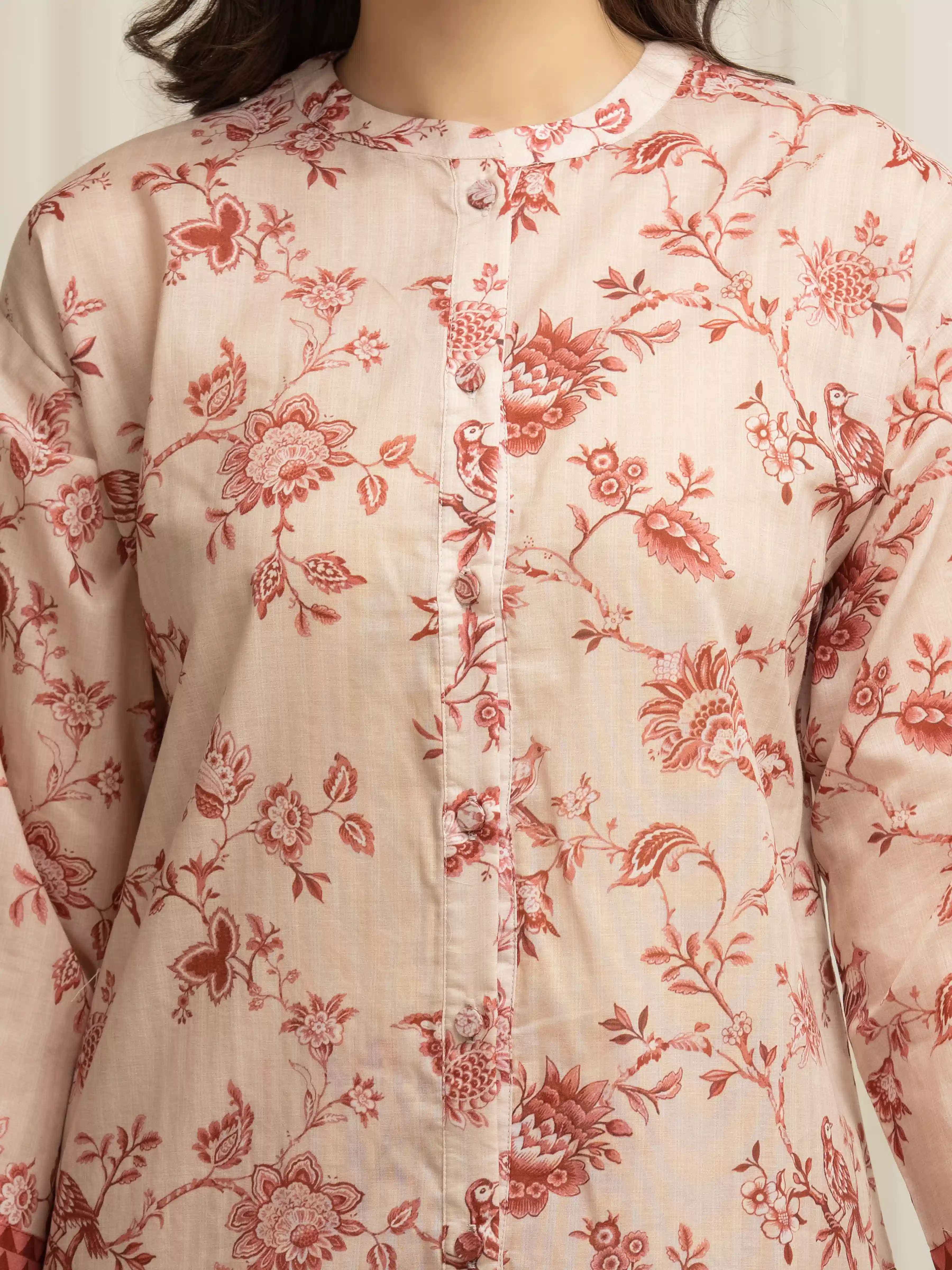 Pret Printed Lawn Suit - EWTKP6-86056-3P - Image 3