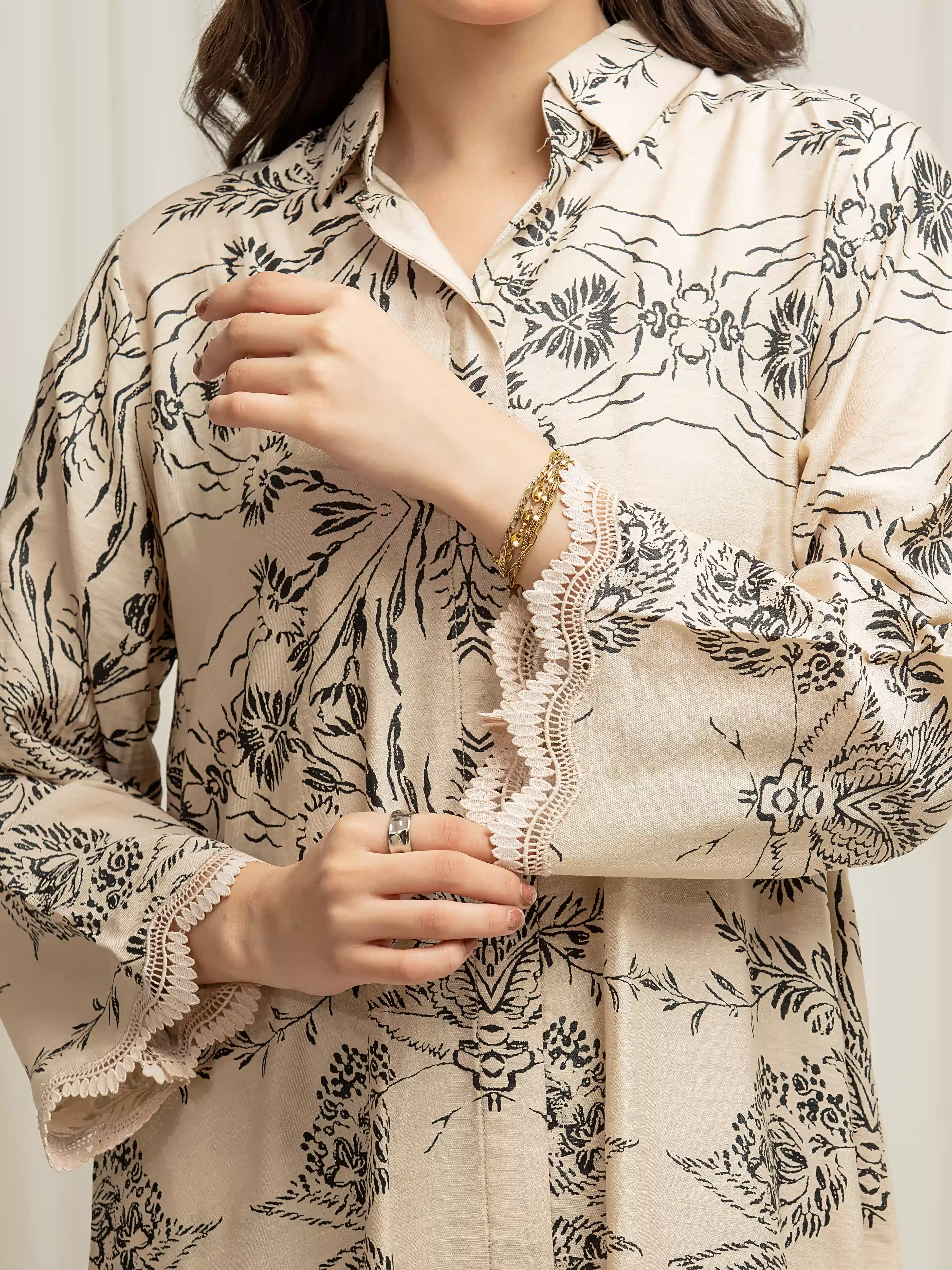 Pret Printed Linen Co-Ord Set - EWTKP6-86140ST - Image 3