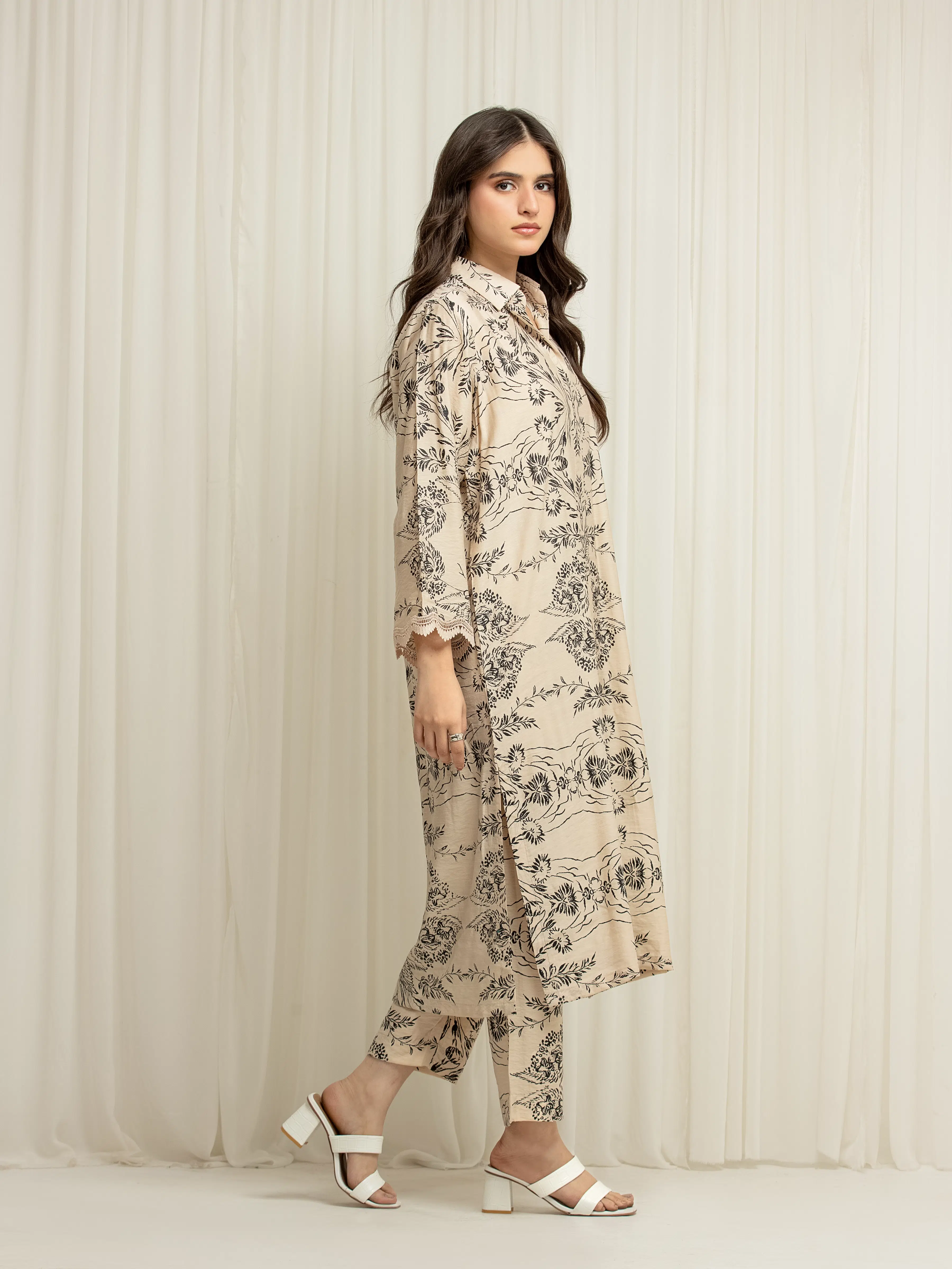 Pret Printed Linen Co-Ord Set - EWTKP6-86140ST - Image 5