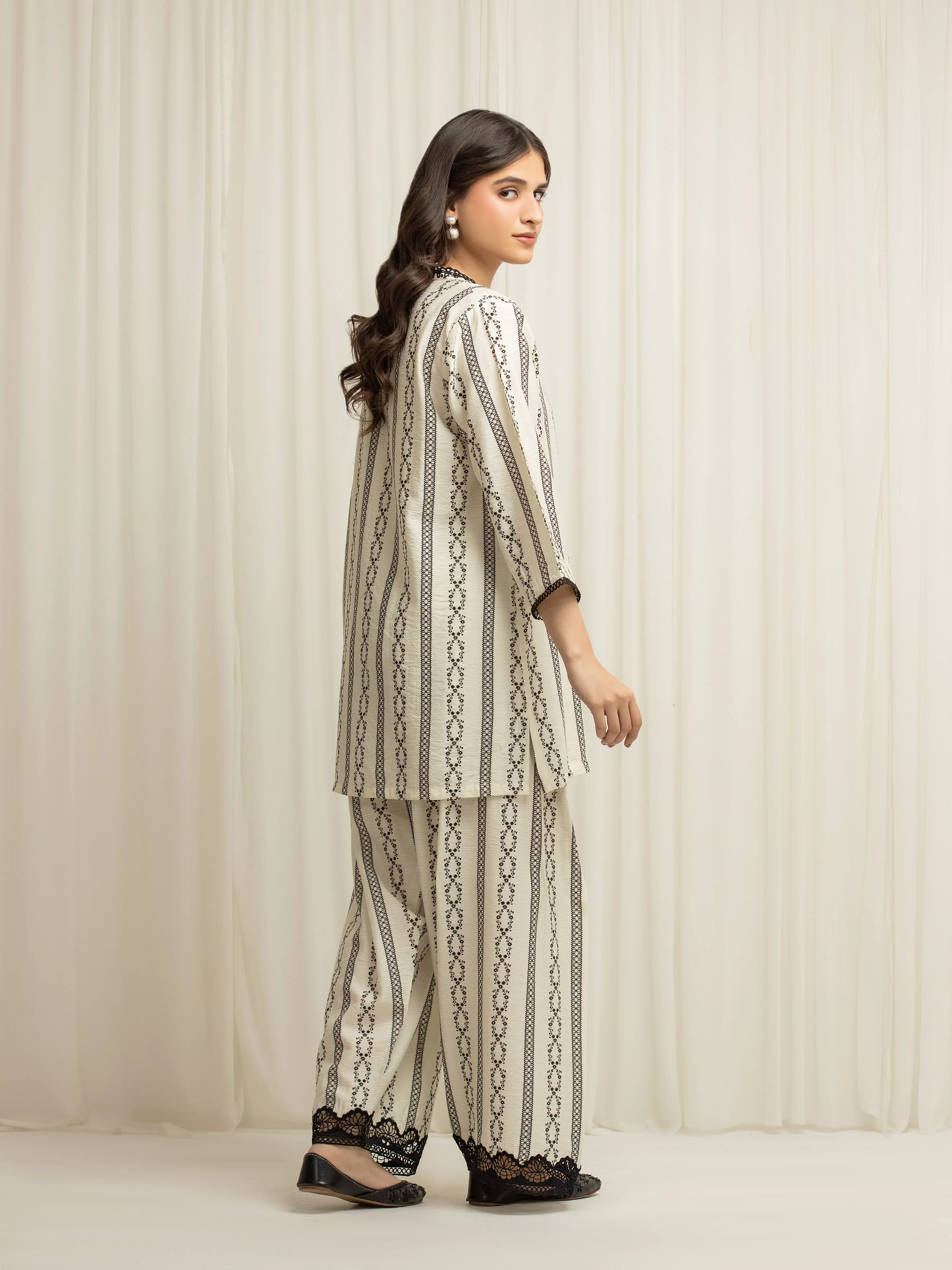 Pret Printed Slub Linen Co-Ord Set - EWTKP6-86144ST - Image 6
