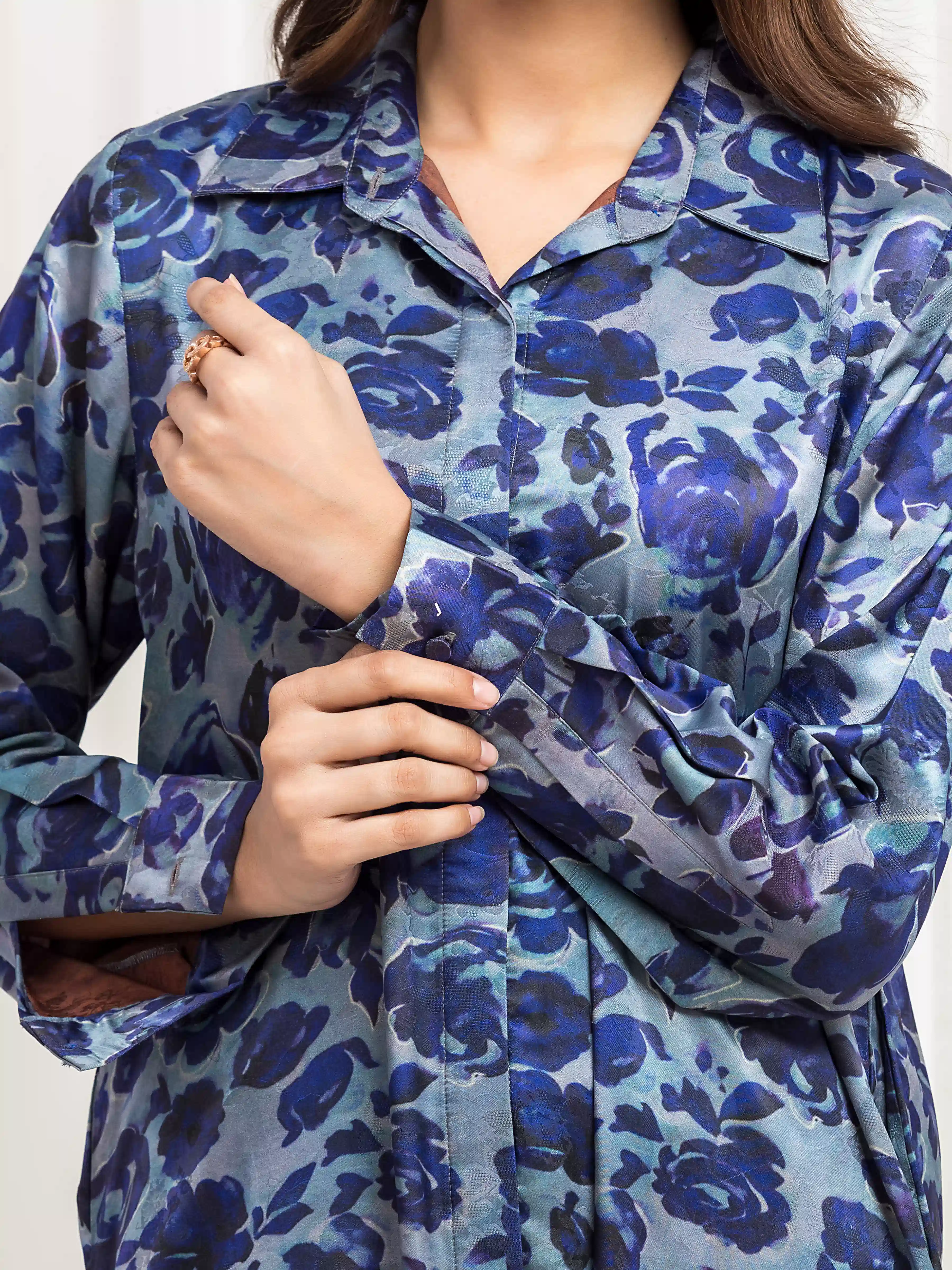 Pret Printed Satin Co-Ord Set - EWTKP6-86148ST - Image 3