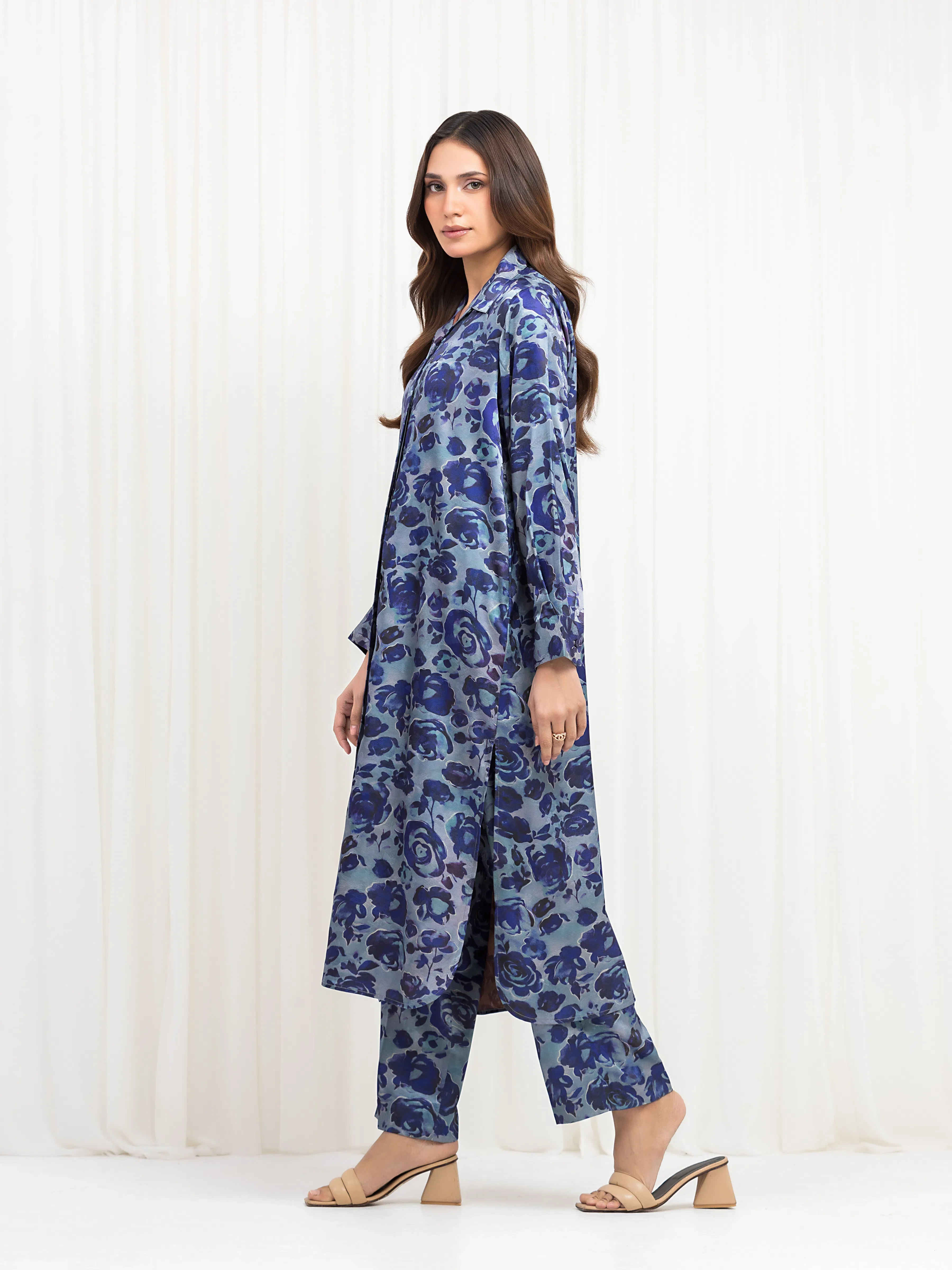 Pret Printed Satin Co-Ord Set - EWTKP6-86148ST - Image 5