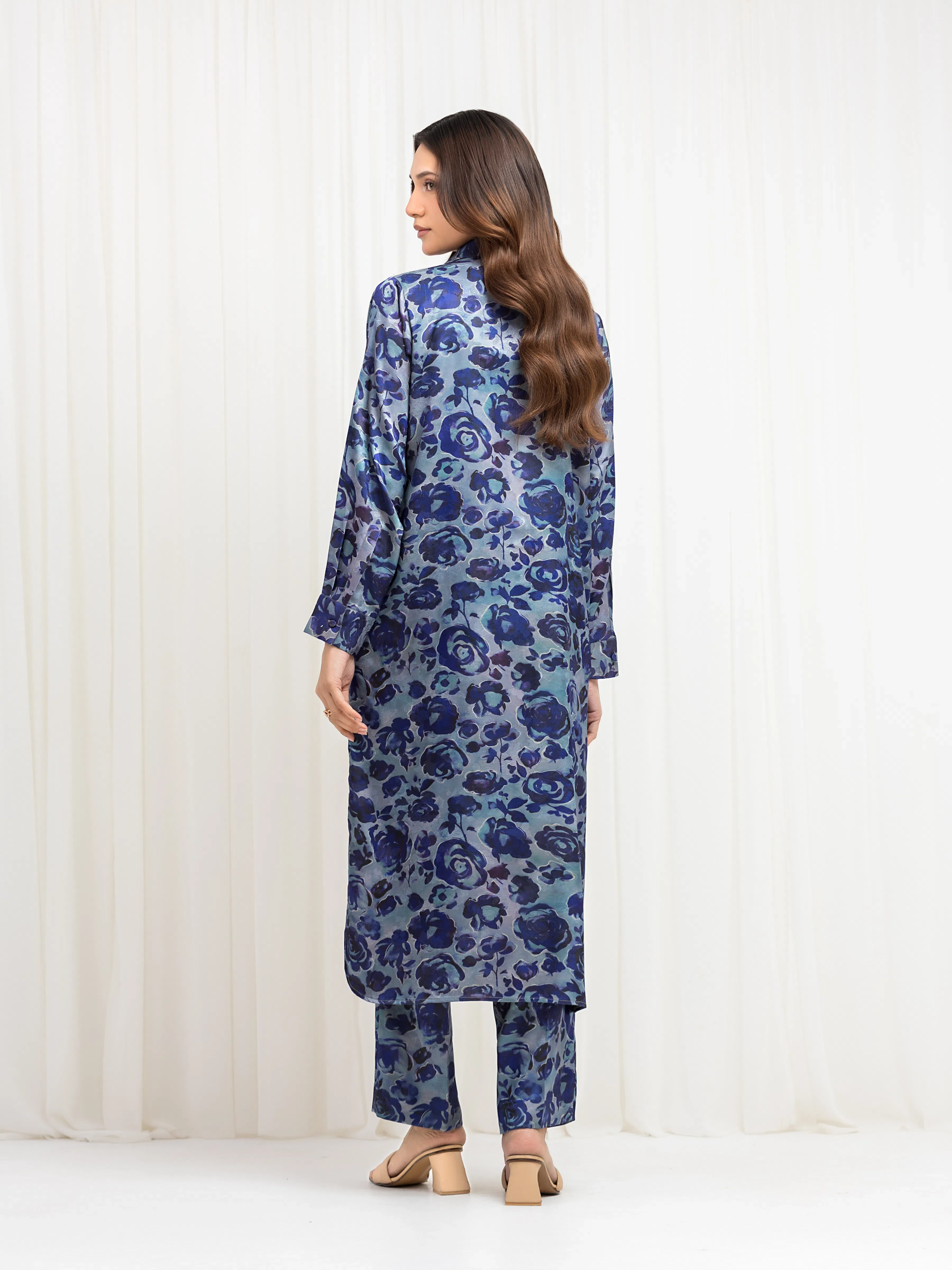 Pret Printed Satin Co-Ord Set - EWTKP6-86148ST - Image 6