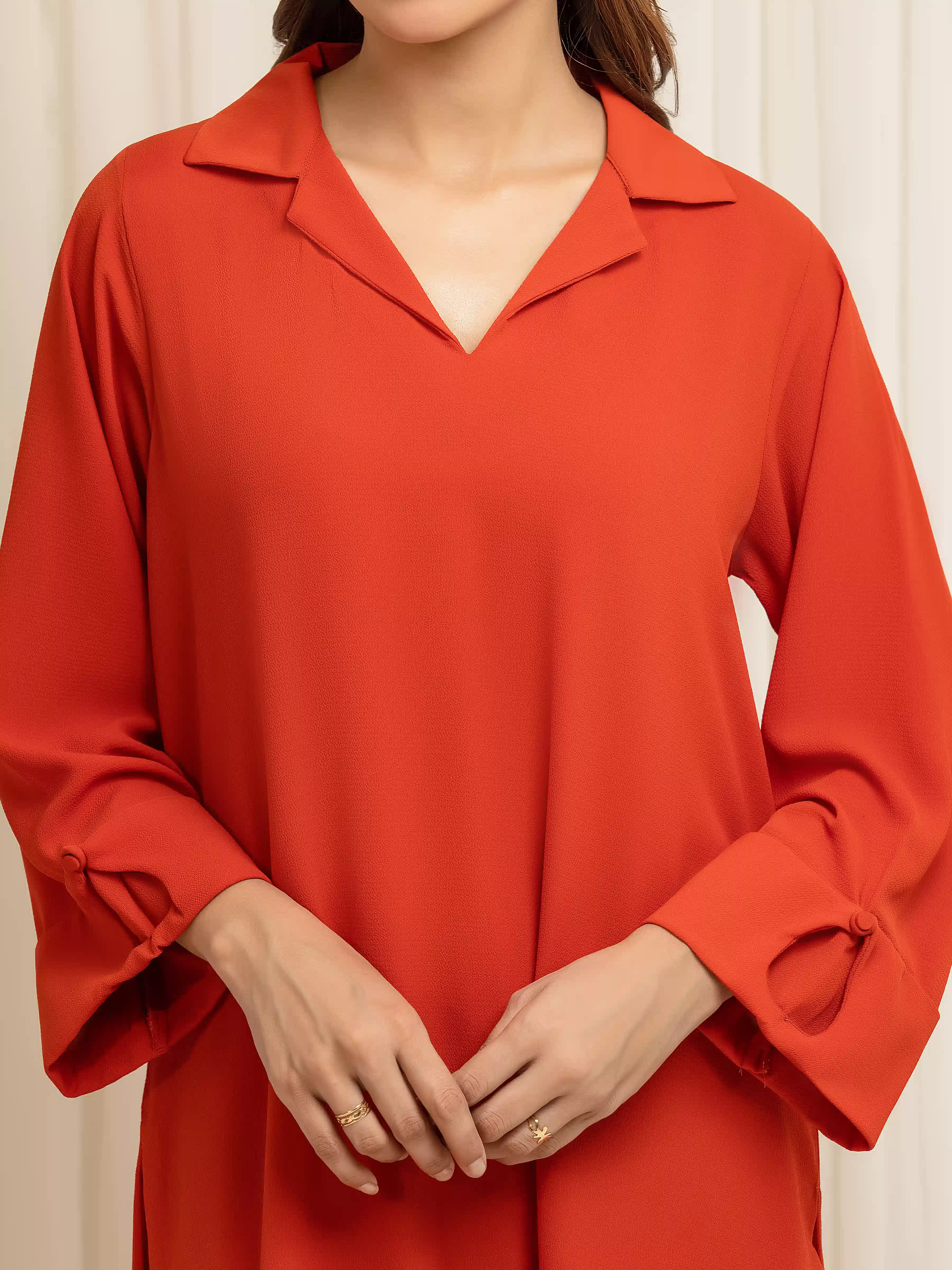 Pret Solid Chiffon Co-Ord Set - EWTKS6-86104ST - Image 3