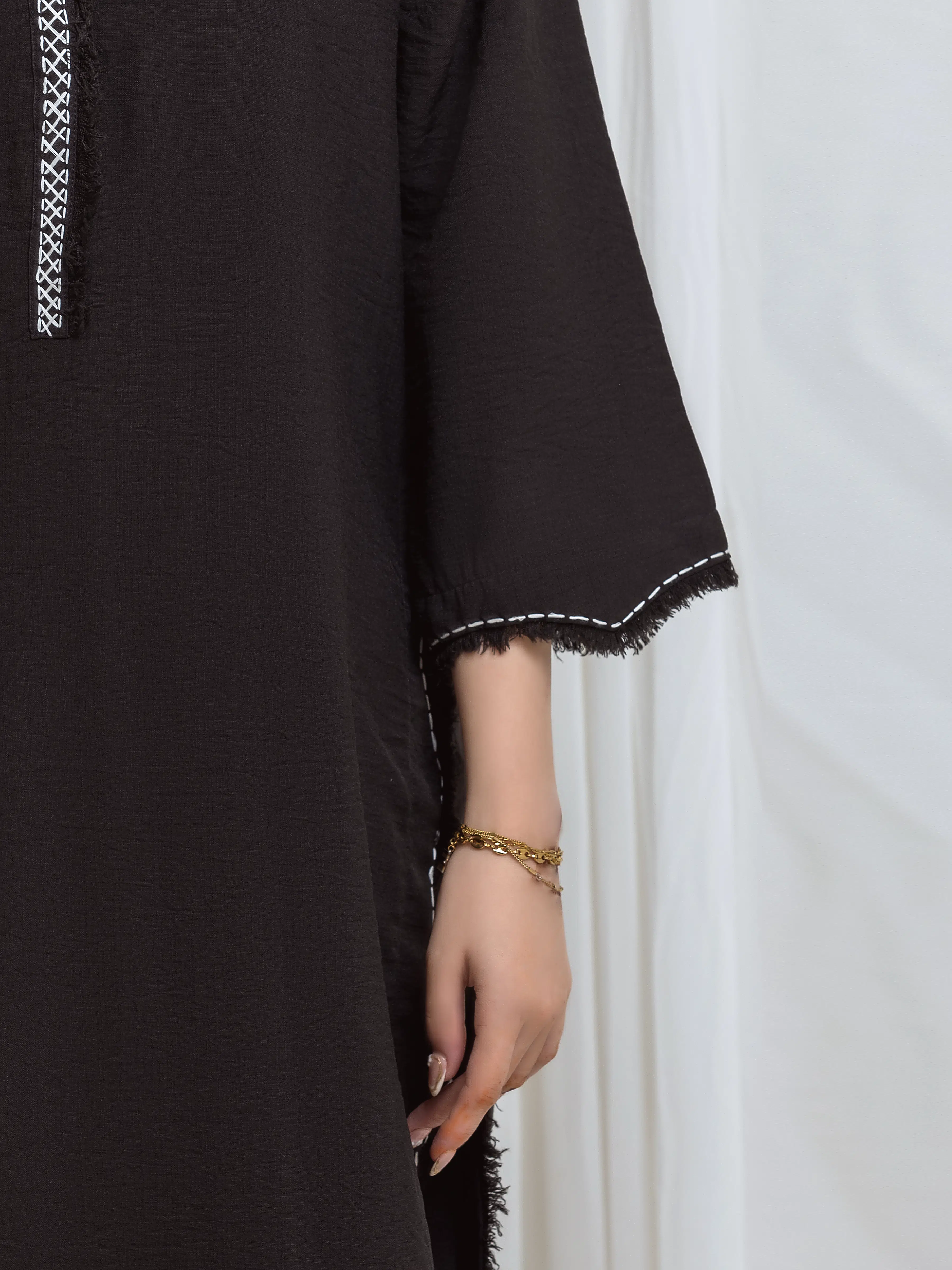 Pret Solid Georgette Shirt Trouser - EWTKS6-86163ST - Image 4