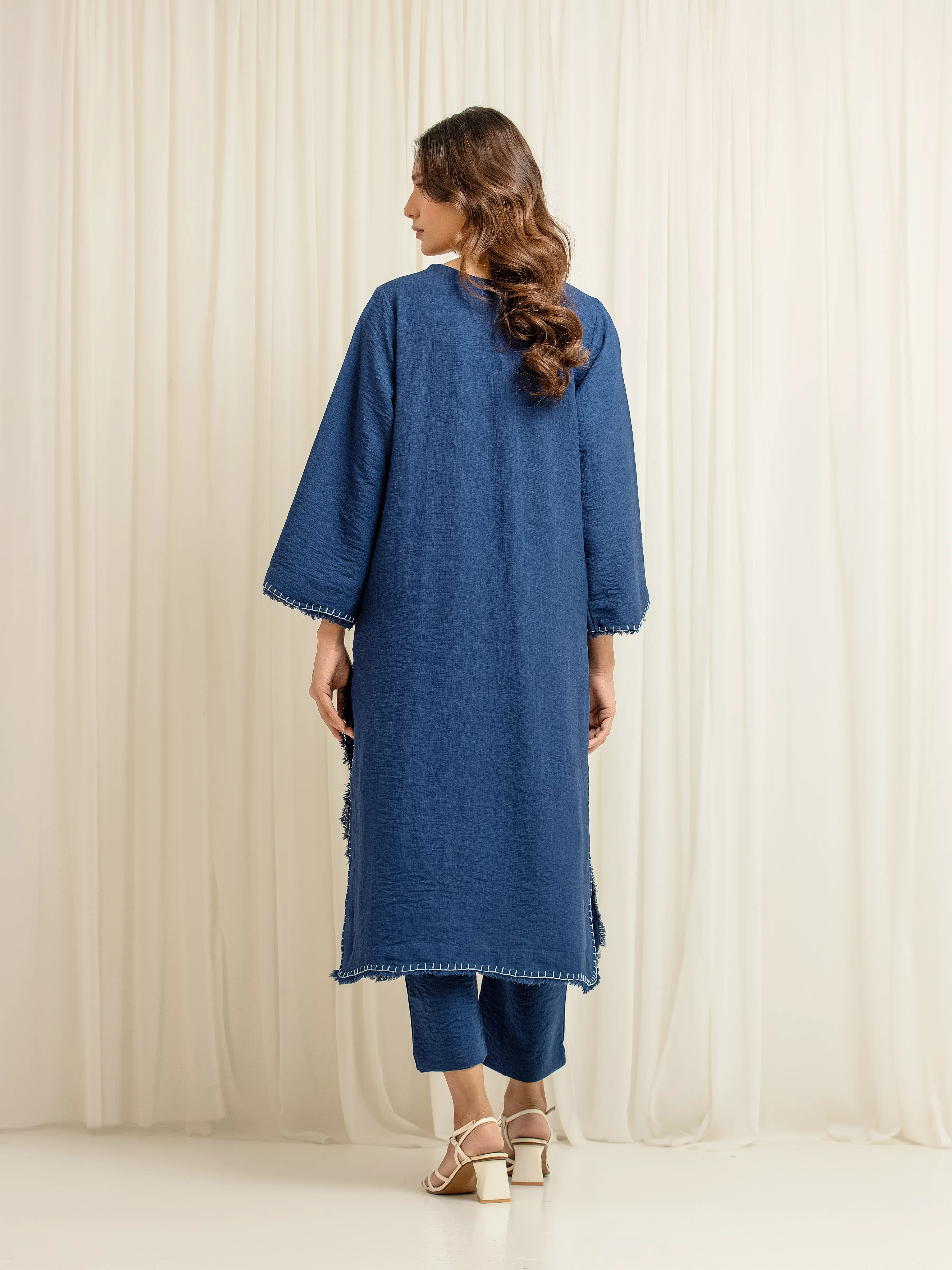 Pret Solid Georgette Co-Ord Set - EWTKS6-86165ST - Image 6