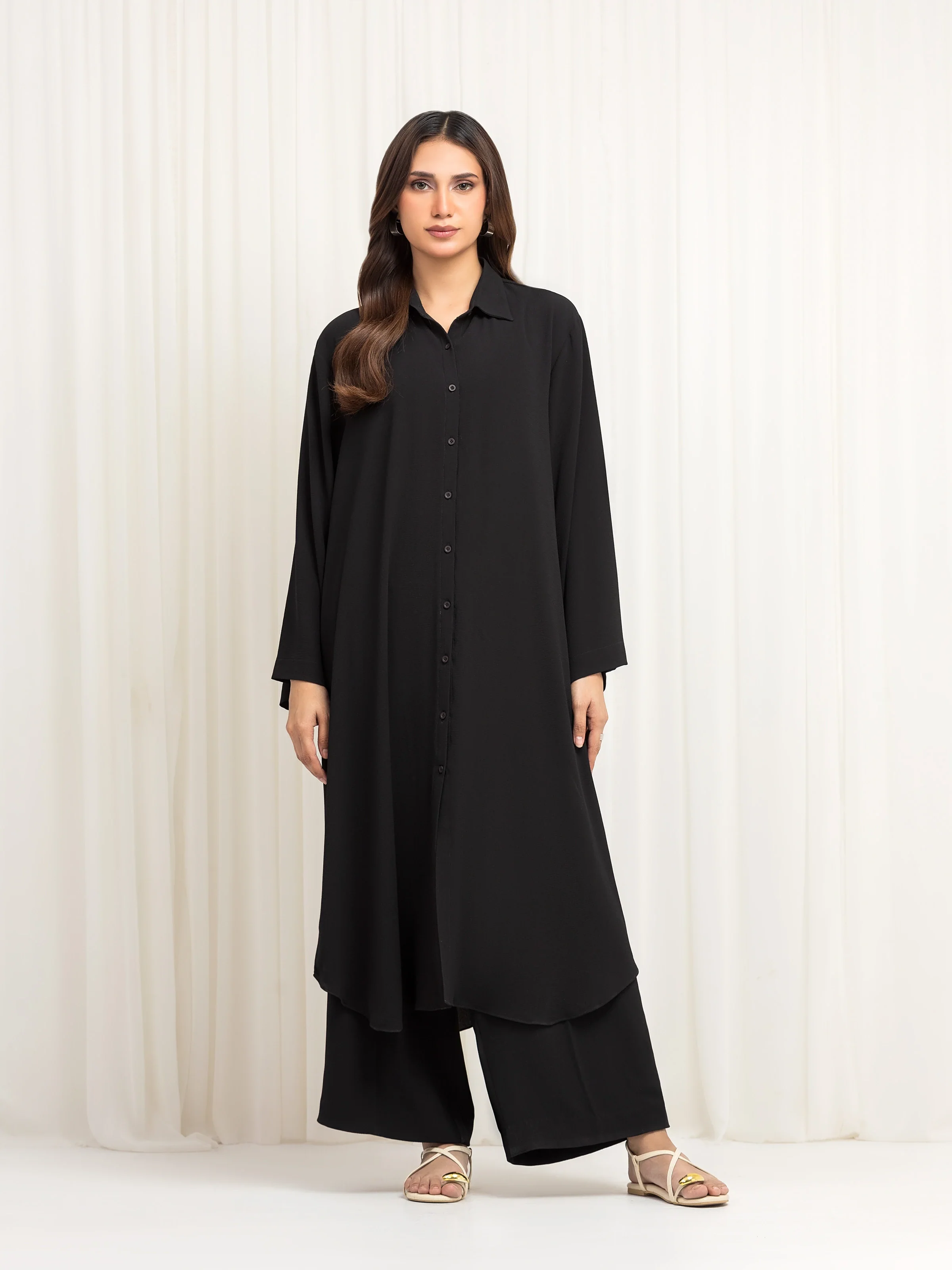 Pret Solid Georgette Co-Ord Set - EWTKS6-86234ST