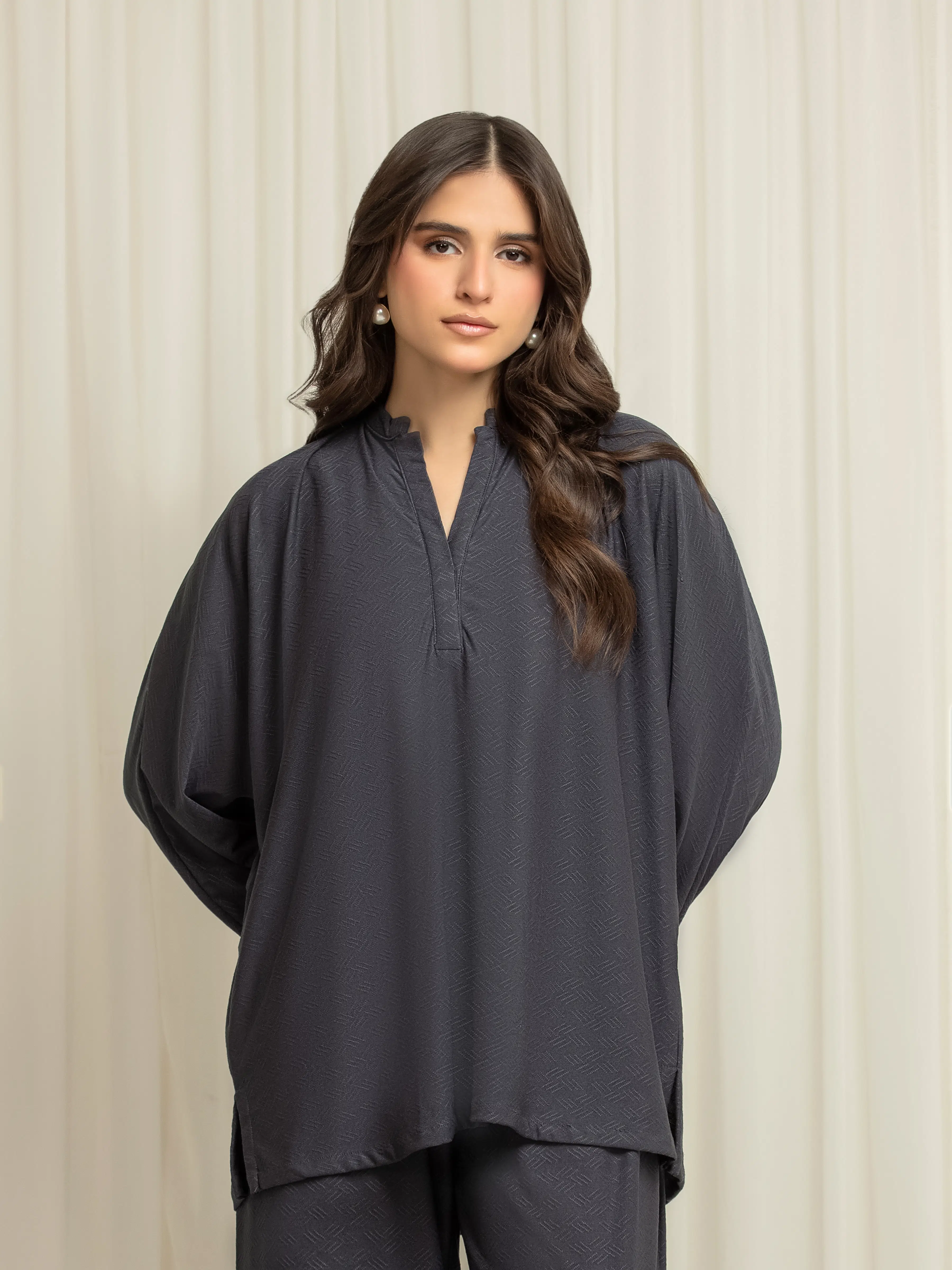 Pret Solid Jacquard Co-Ord Set - EWTKS5-84111ST - Image 2