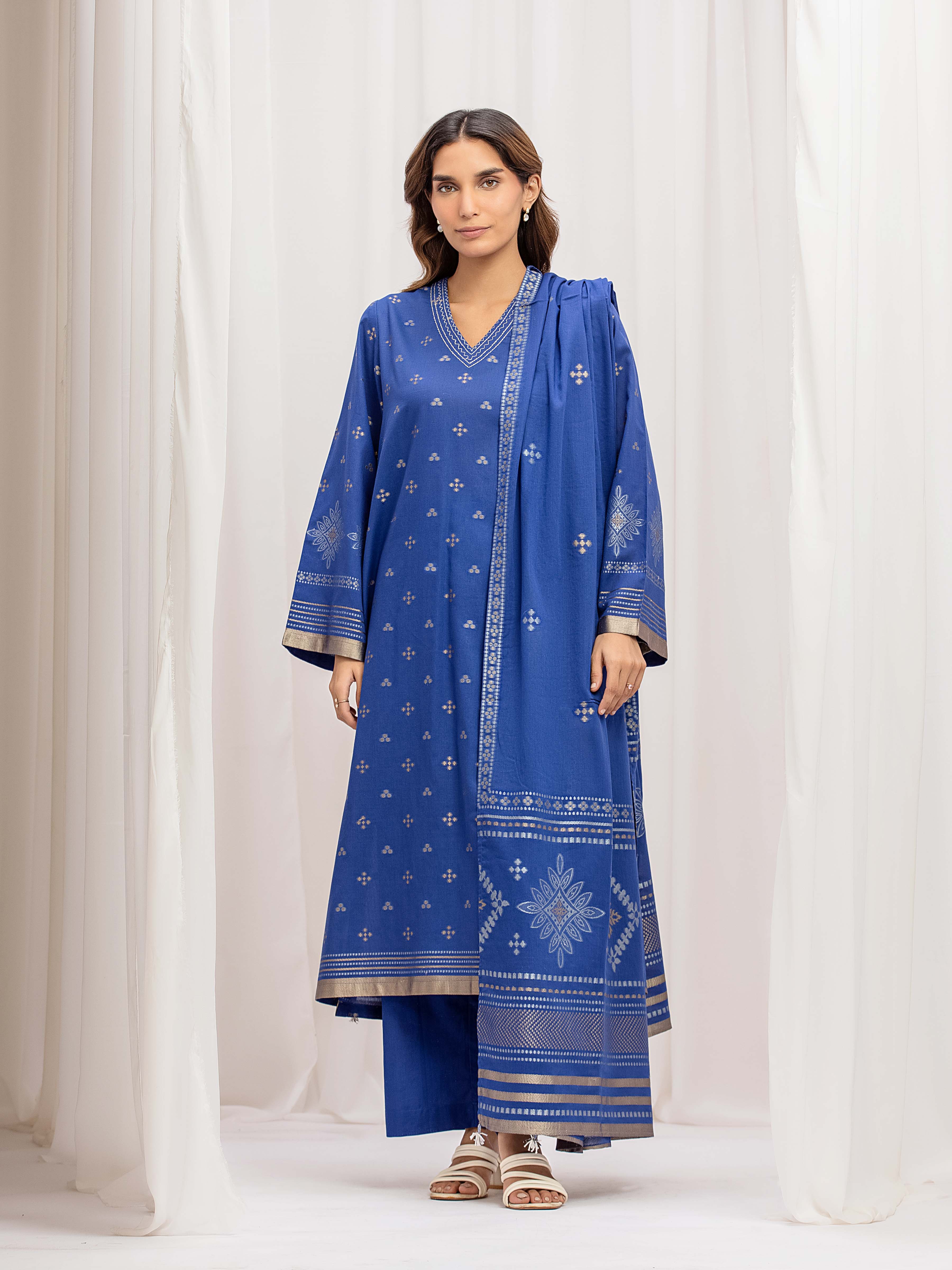 Pret Solid Jacquard Suit - EWTKS5-82411-3P