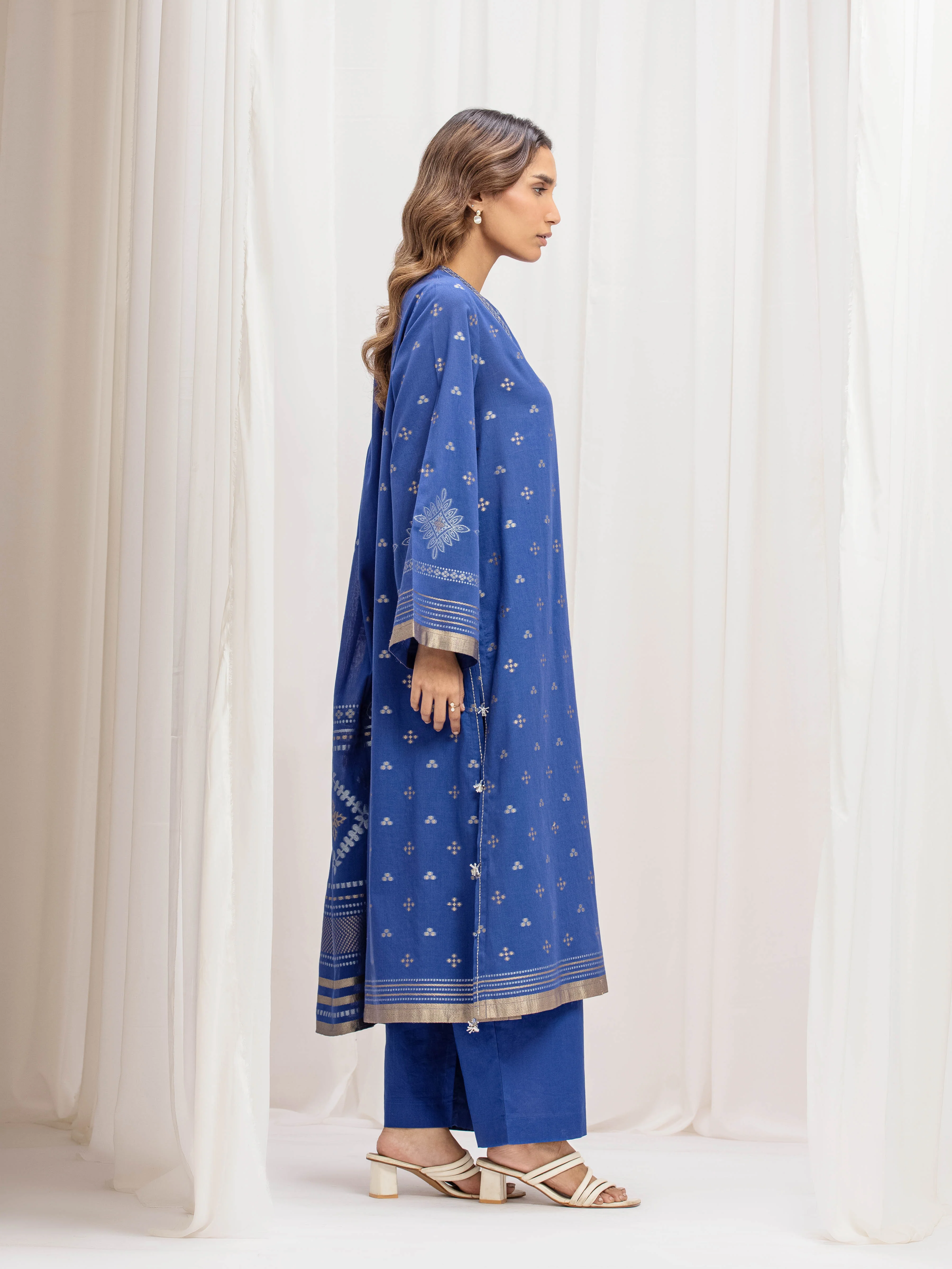 Pret Solid Jacquard Suit - EWTKS5-82411-3P - Image 5