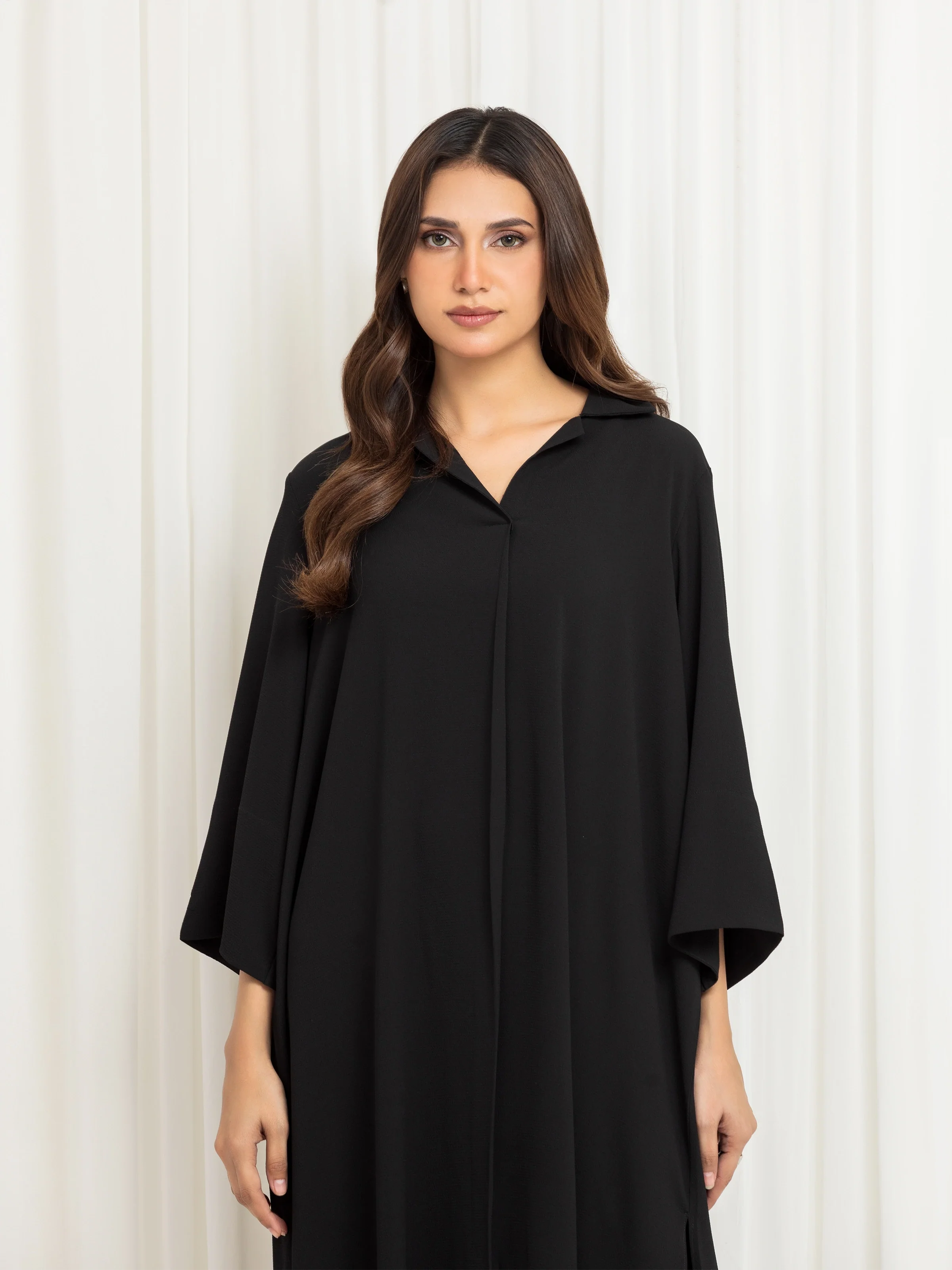 Pret Solid Crepe Chiffon Co-Ord Set - EWTKS6-86102ST - Image 2