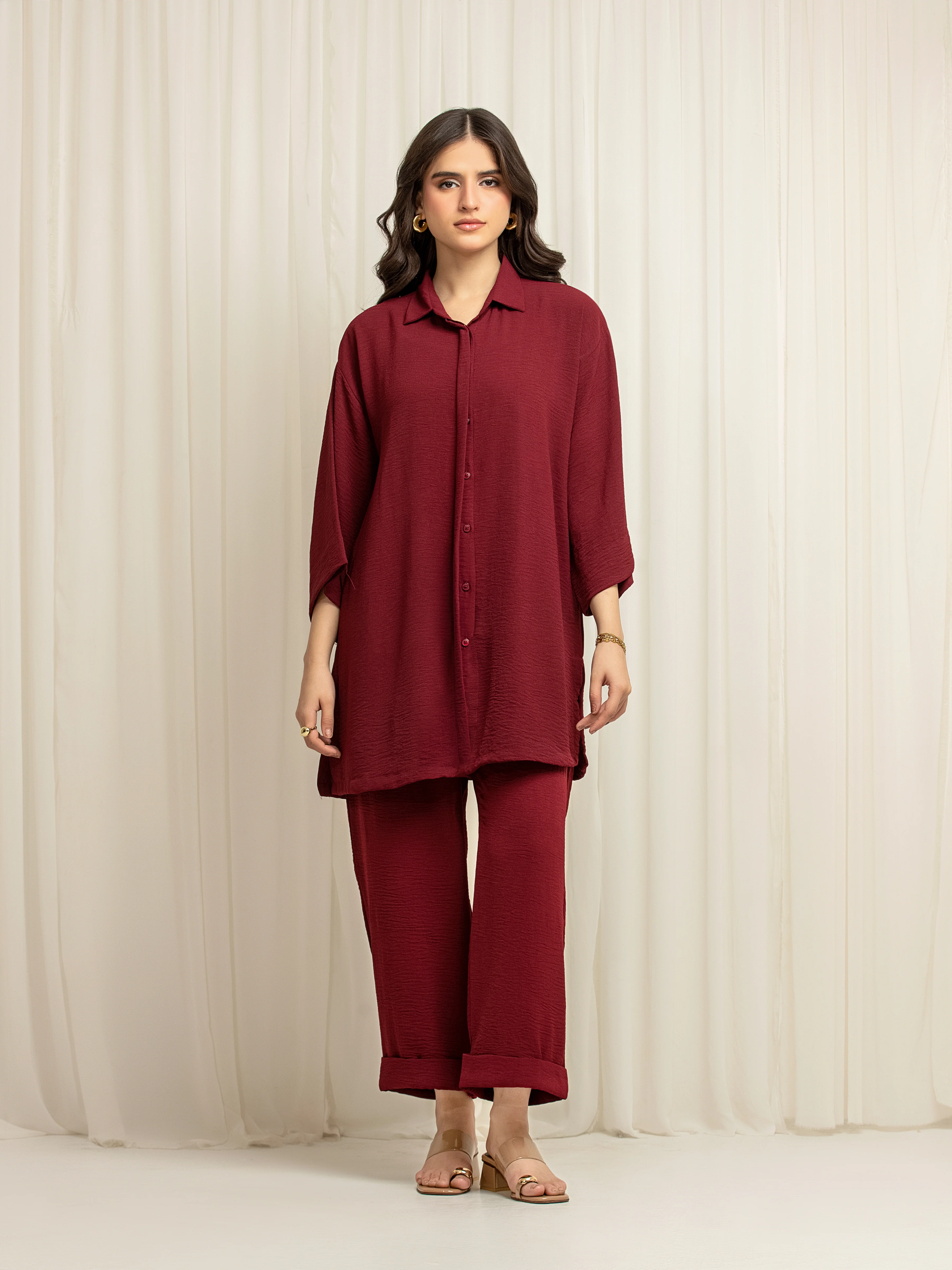 Pret Solid Crepe Co-Ord Set - EWTKS6-86116ST