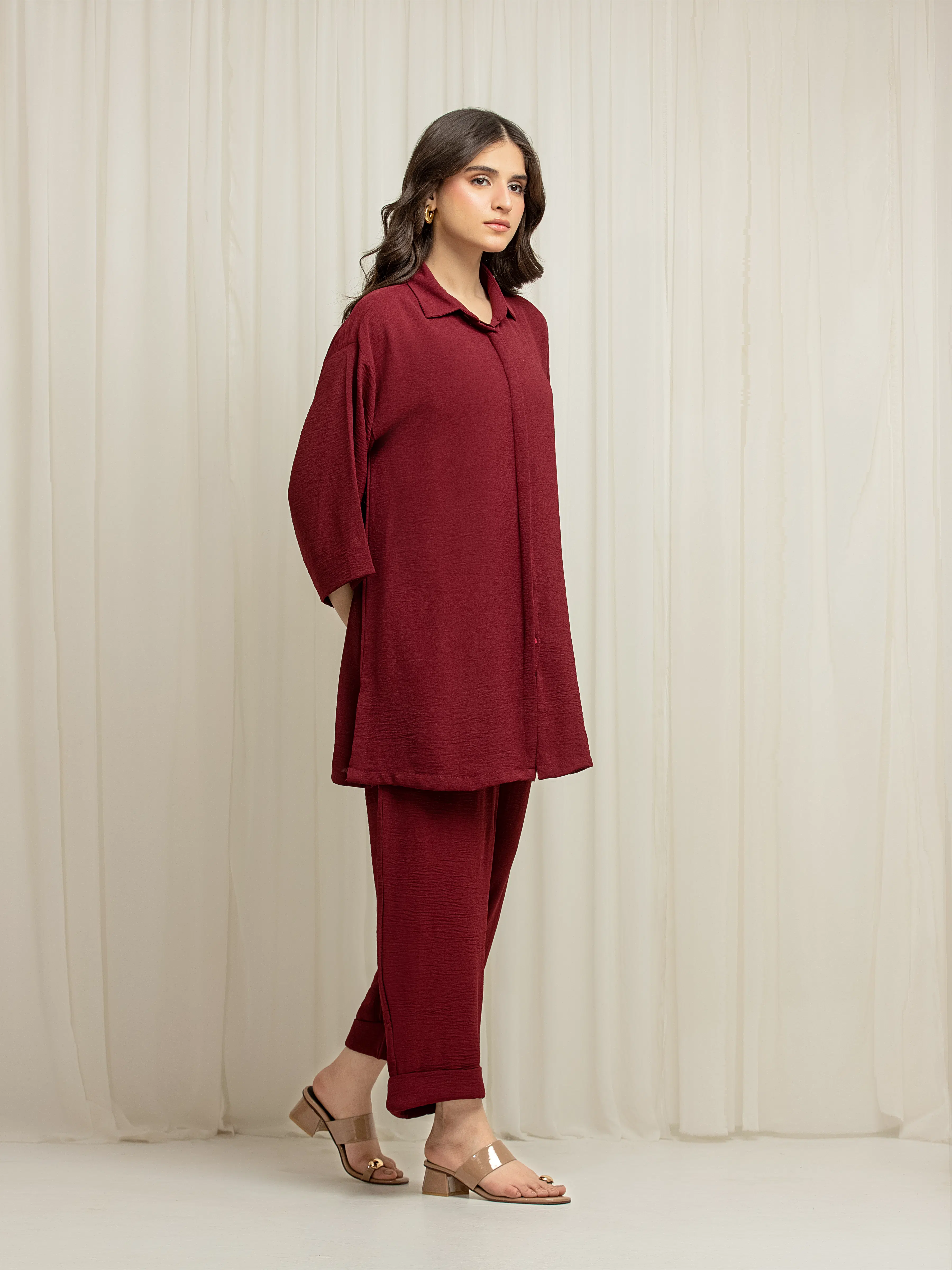 Pret Solid Crepe Co-Ord Set - EWTKS6-86116ST - Image 5