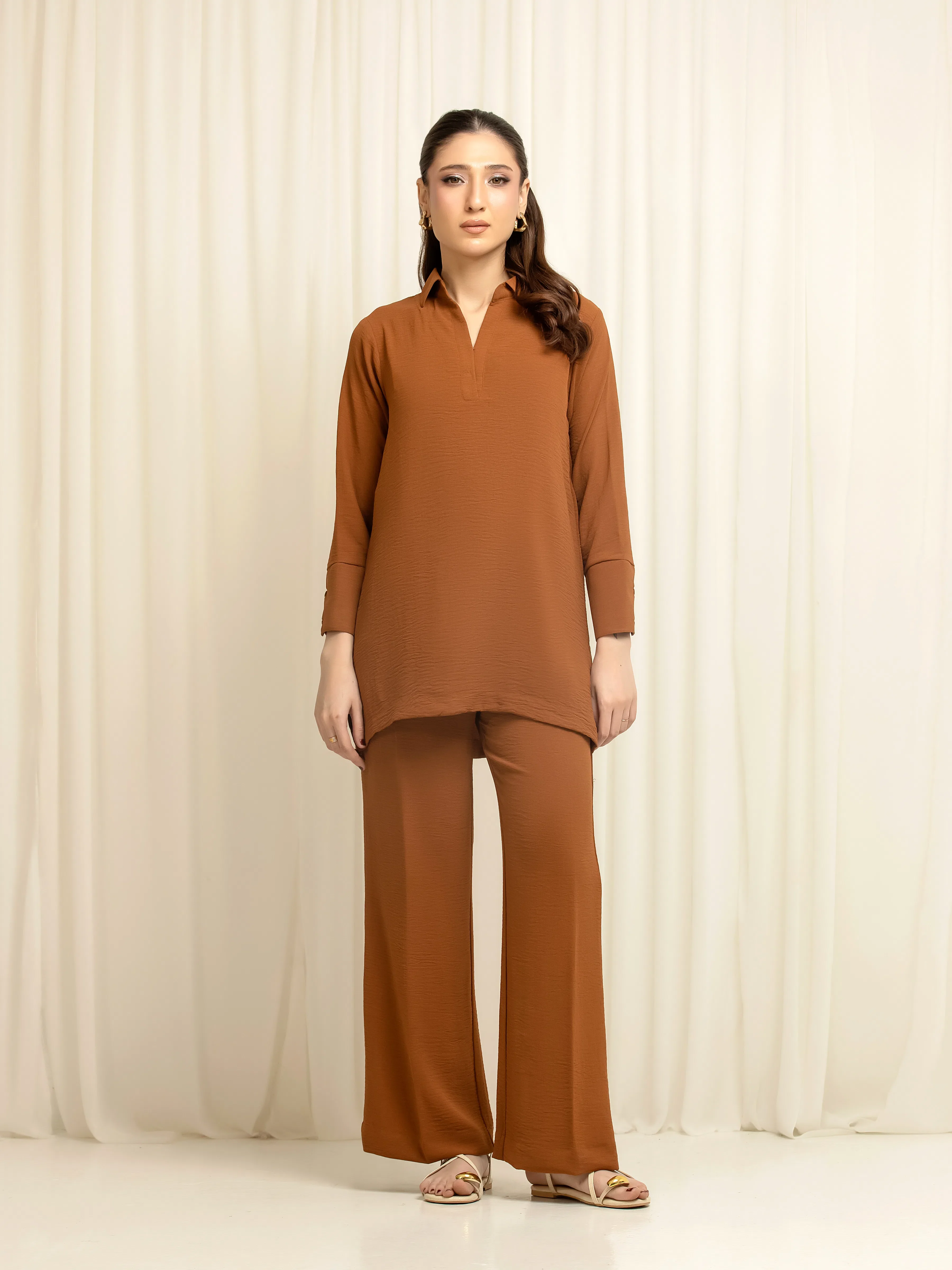 Pret Solid Crepe Co-Ord Set - EWTKS6-86117ST