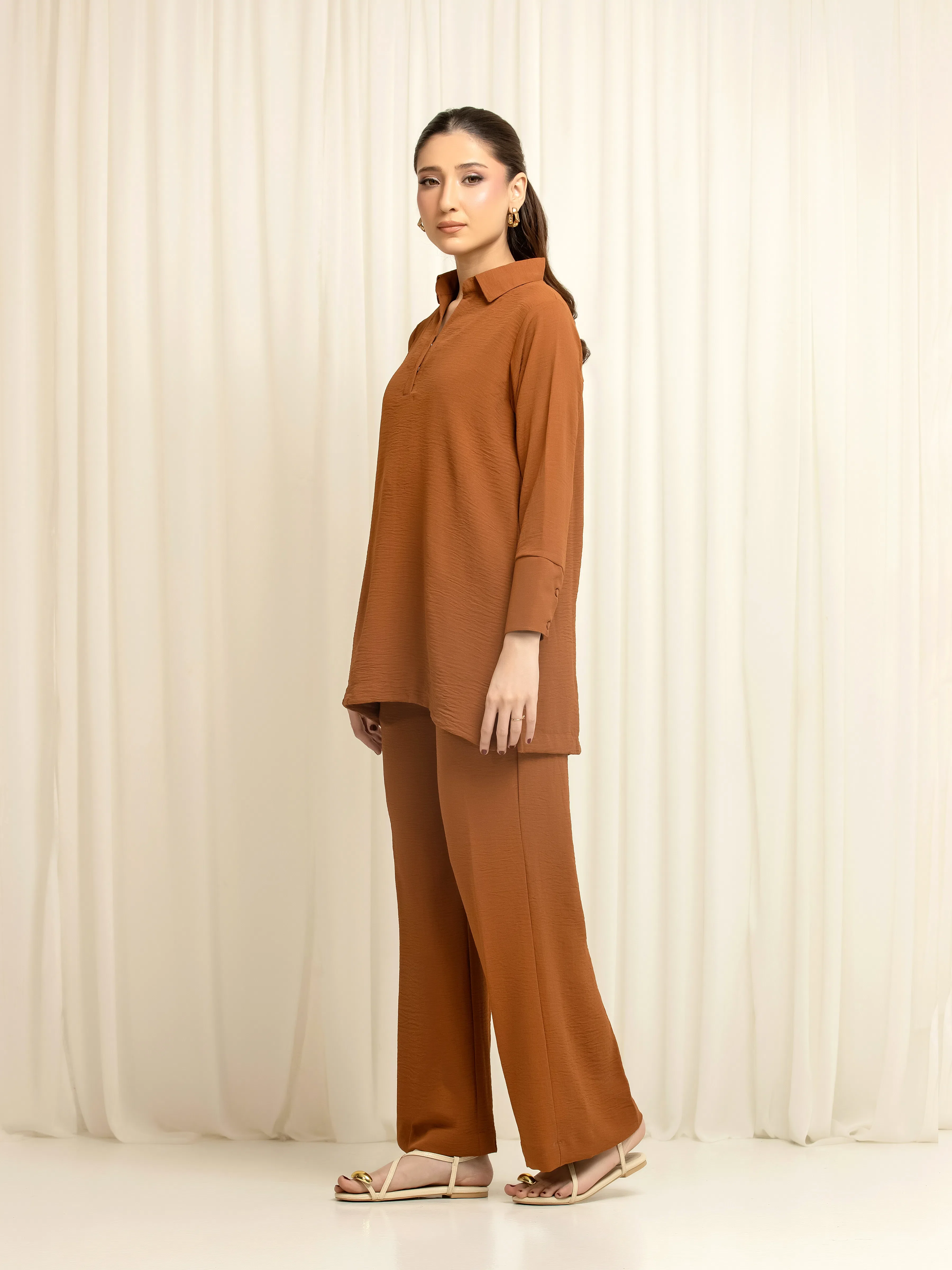 Pret Solid Crepe Co-Ord Set - EWTKS6-86117ST - Image 5