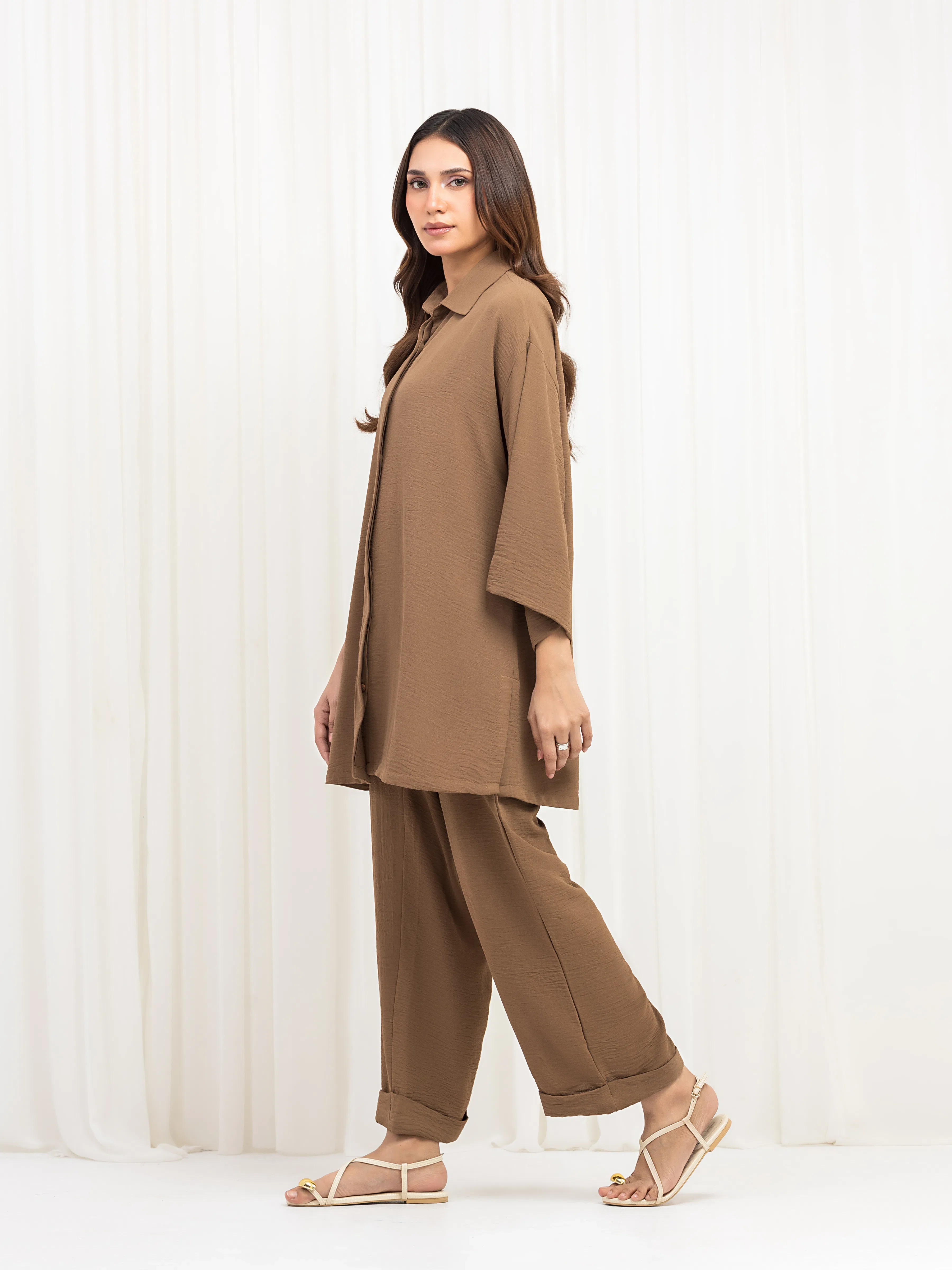 Pret Solid Crepe Co-Ord Set - EWTKS6-86118ST - Image 5