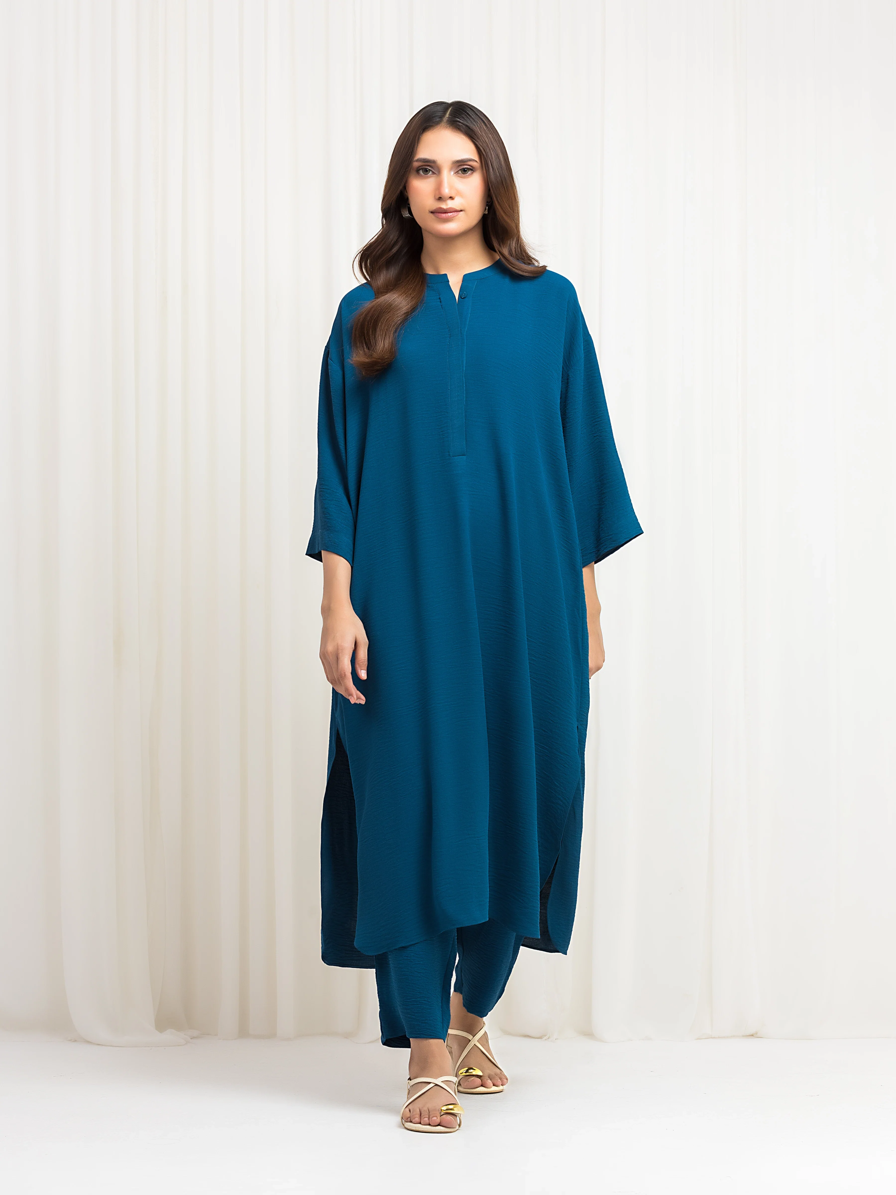 Pret Solid Crepe Co-Ord Set - EWTKS6-86119ST