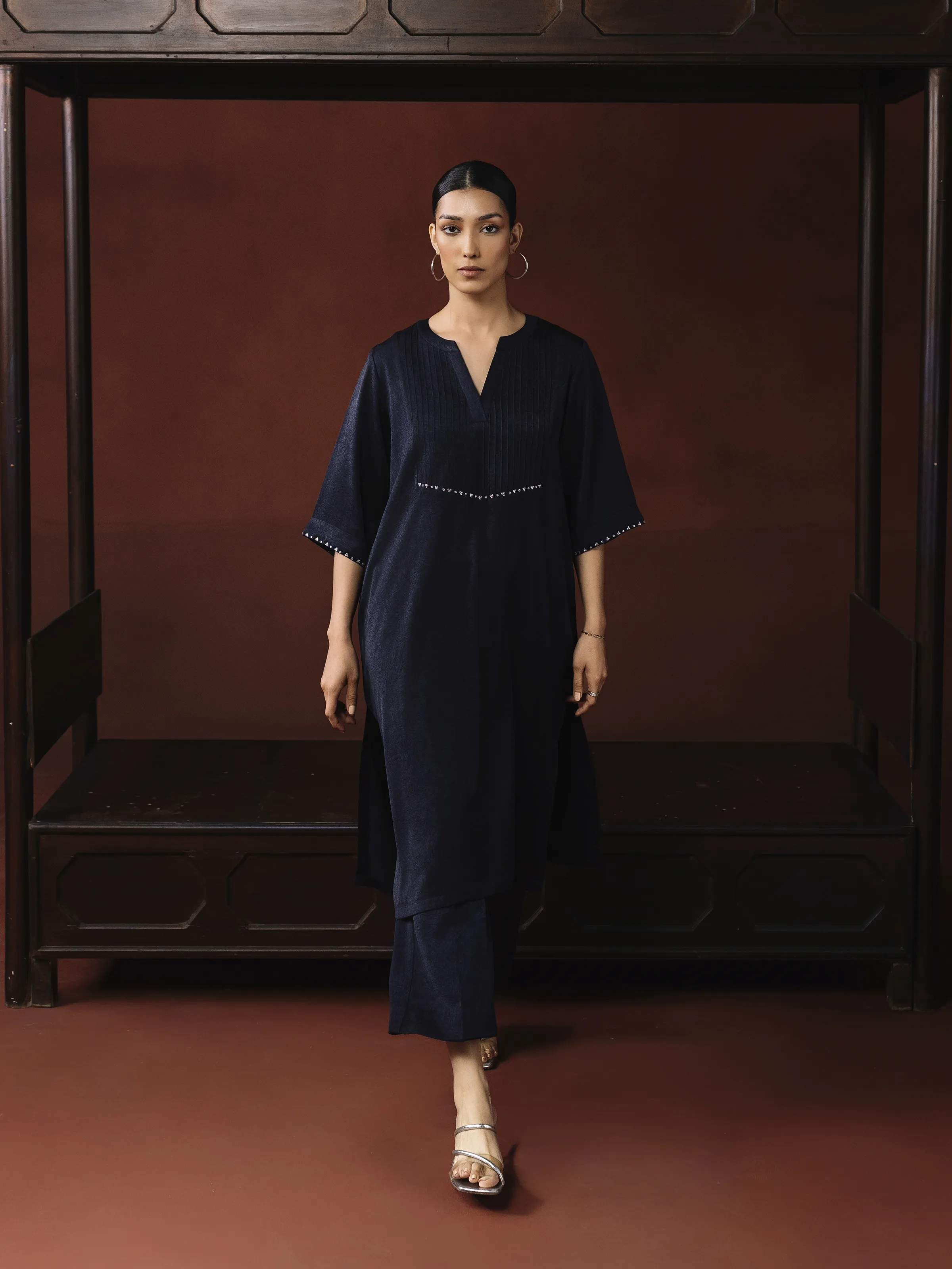 Pret Solid Crepe Co-Ord Set - EWTKS6-86093ST