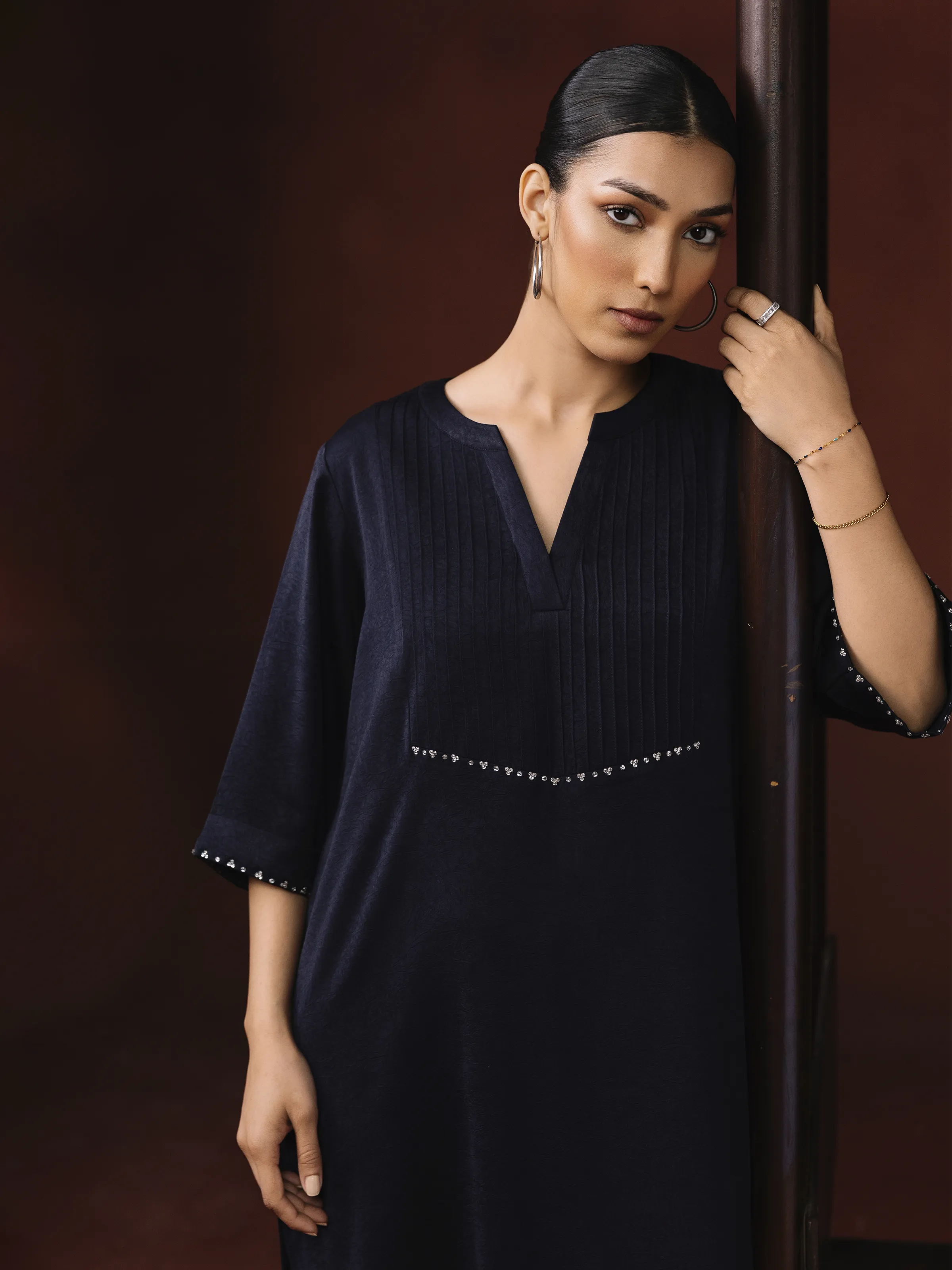 Pret Solid Crepe Co-Ord Set - EWTKS6-86093ST - Image 2