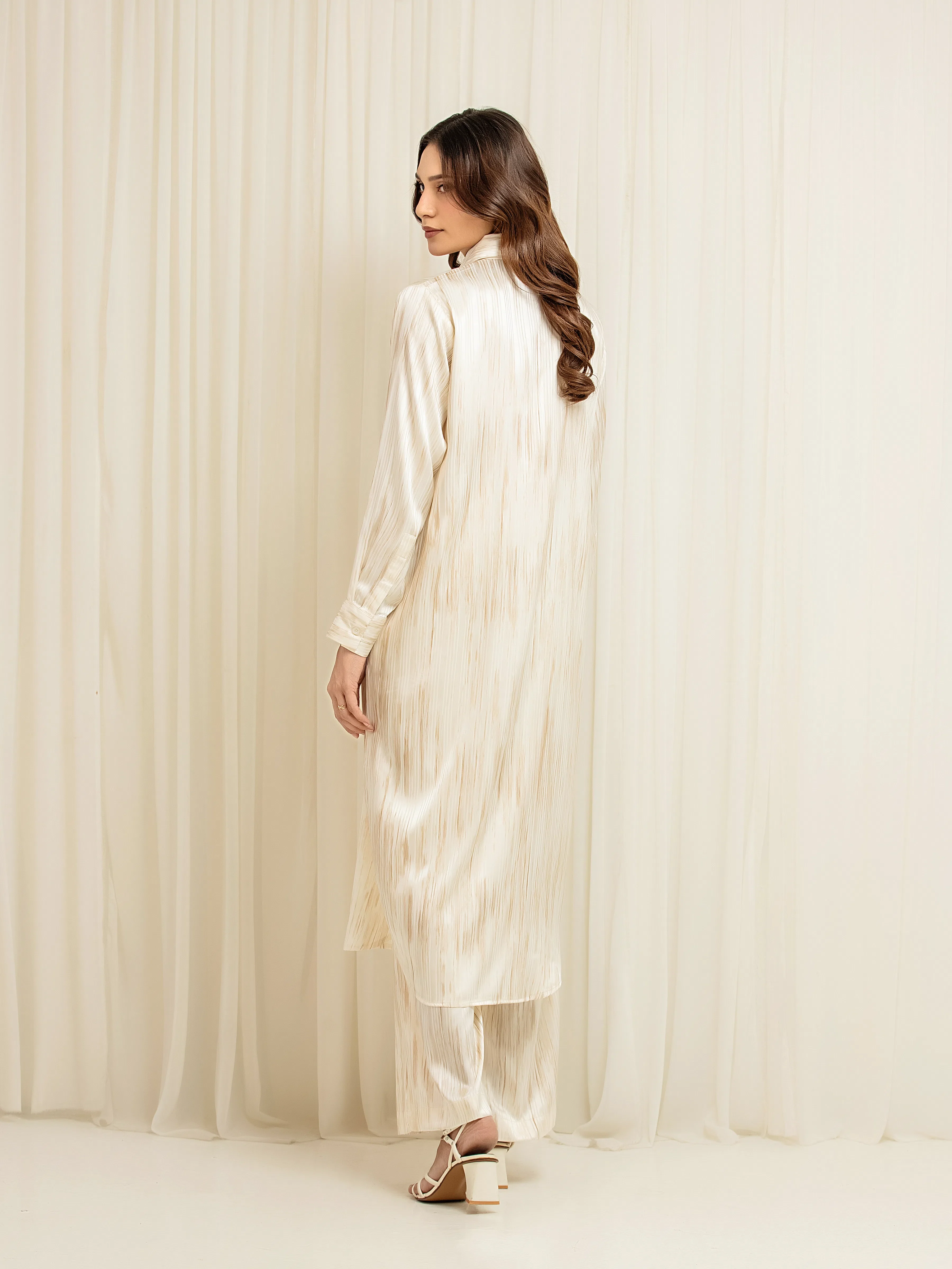 Pret Solid Silk Co-Ord Set - EWTKS6-86145ST - Image 6
