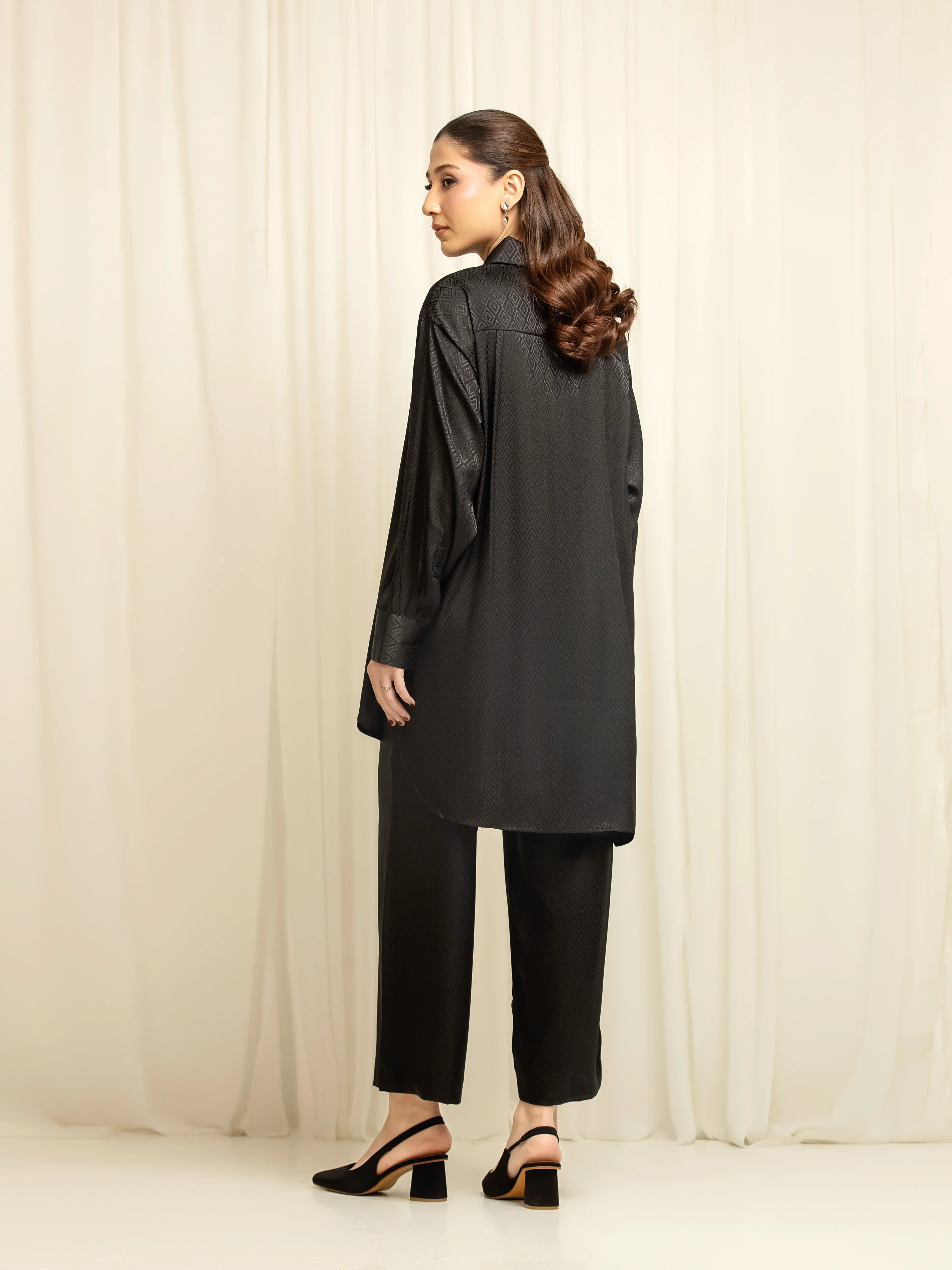 Pret Solid Silk Co-Ord Set - EWTKS6-86168ST - Image 5