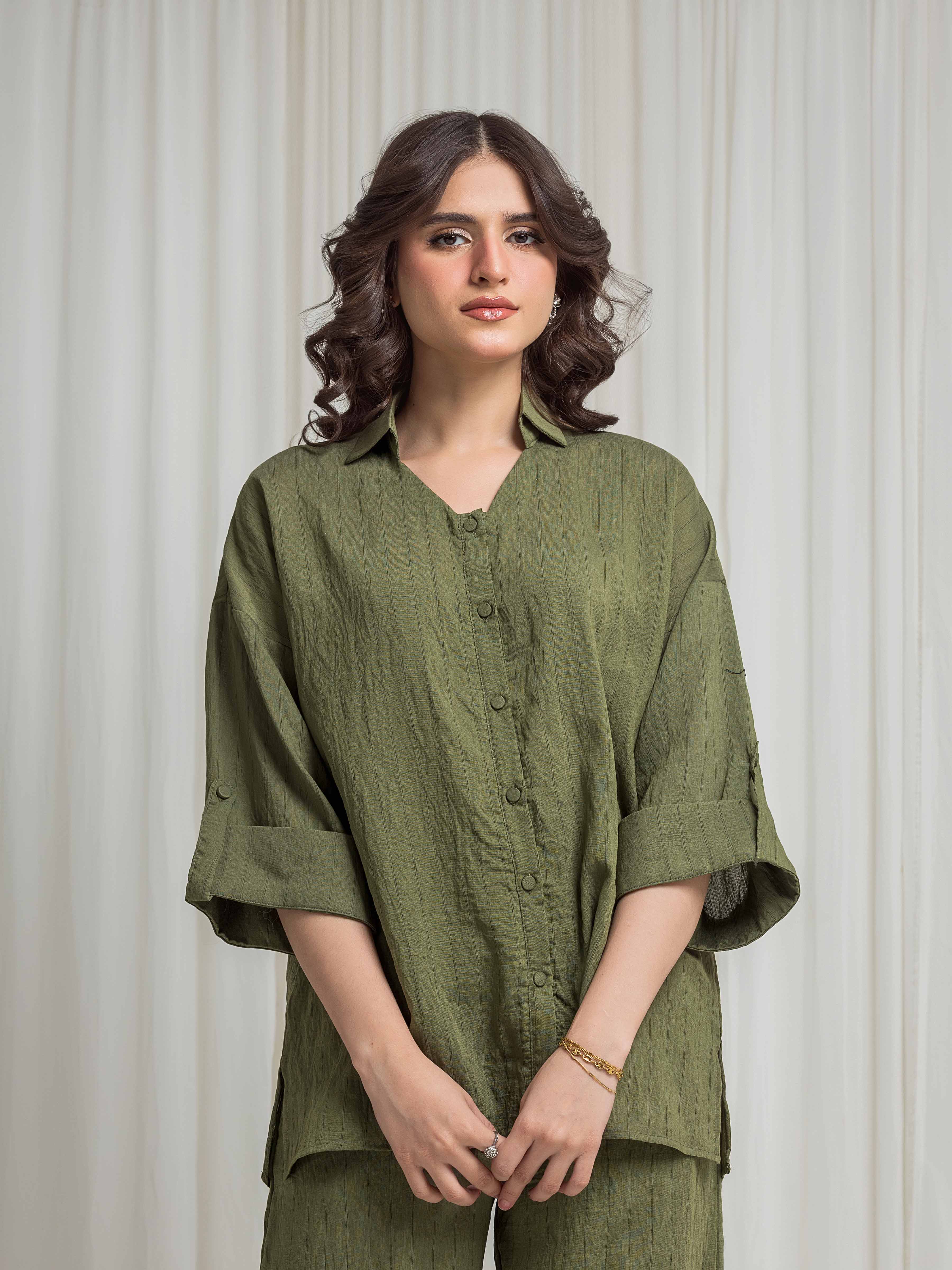 Pret Solid Viscose Co-Ord Set - EWTKS6-86255ST - Image 2