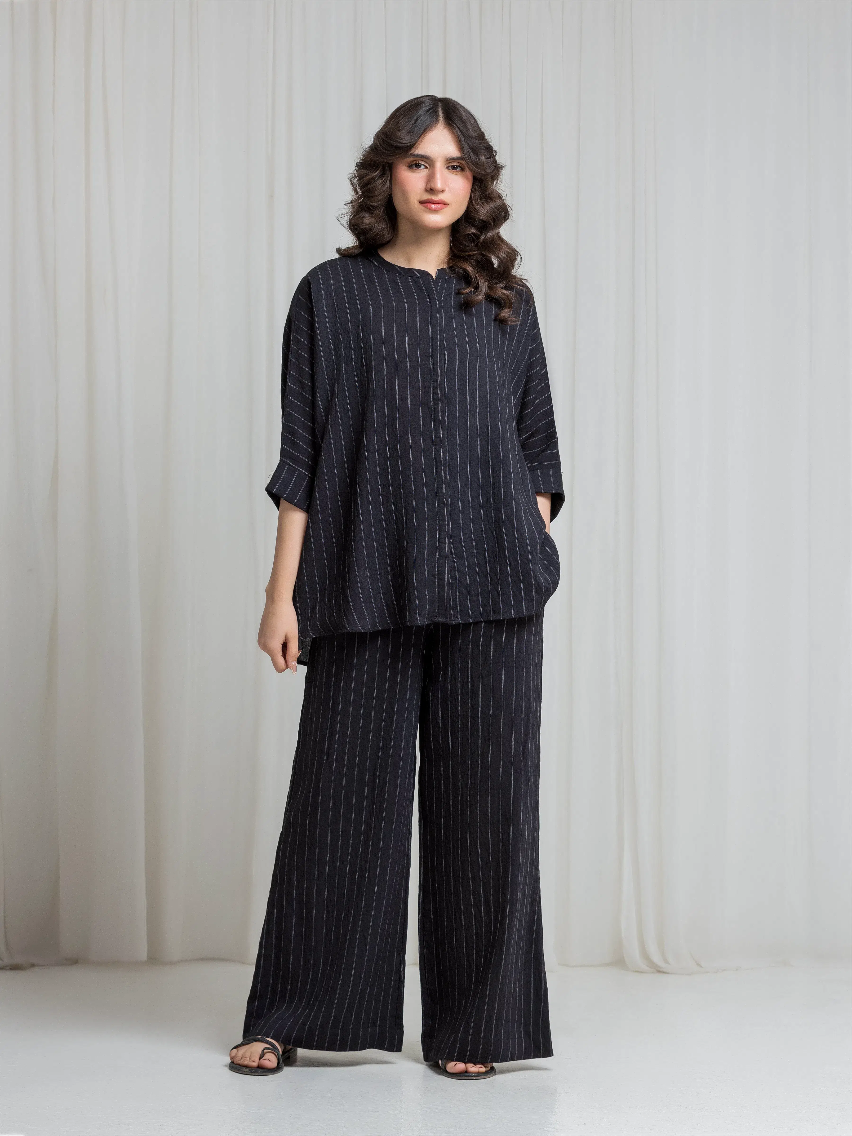 Pret Solid Viscose Co-Ord Set - EWTKS6-86256ST