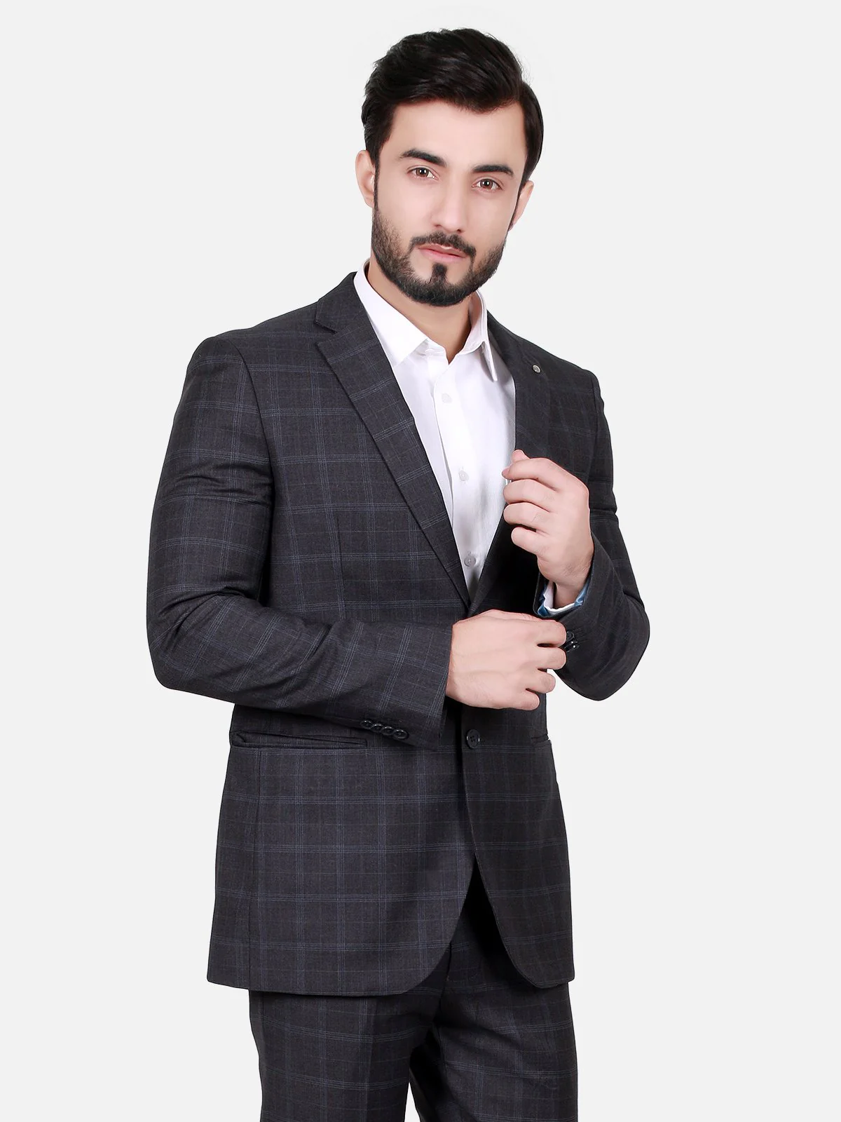 Single Breasted Suit EMTSB17SF-8076 - Image 2